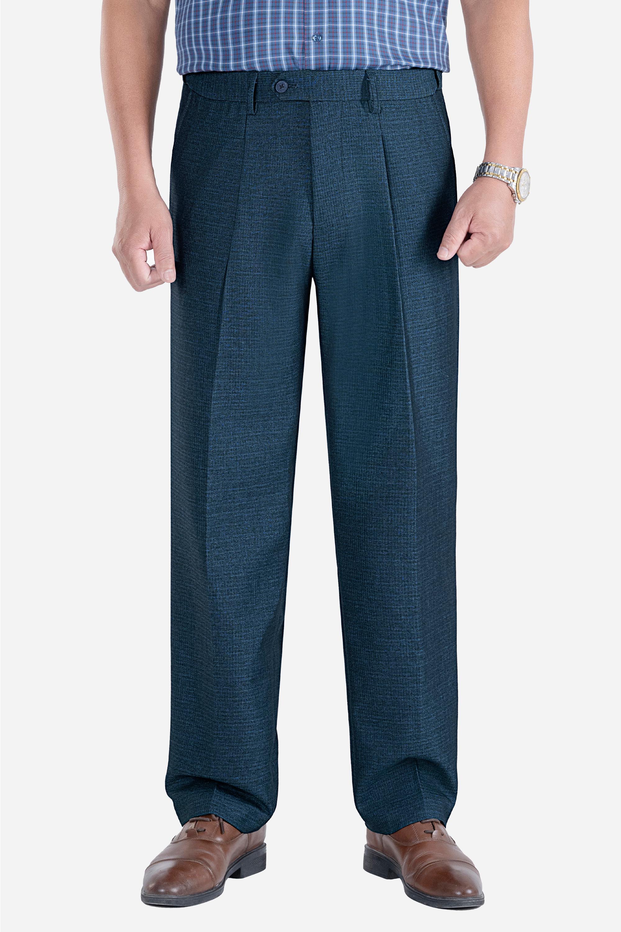 Quần Âu 1 Li Cạp Chun Ẩn Nam Trung Niên ANCHI Chất Liệu Cotton Viscose Cao Cấp