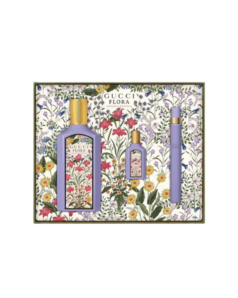 Set Gucci Gorgeous Magnolia EDP 3pcs ( EDP 100ml + EDP 5ml + EDP 7,4ml ) ( Tím )_thumbnail_1