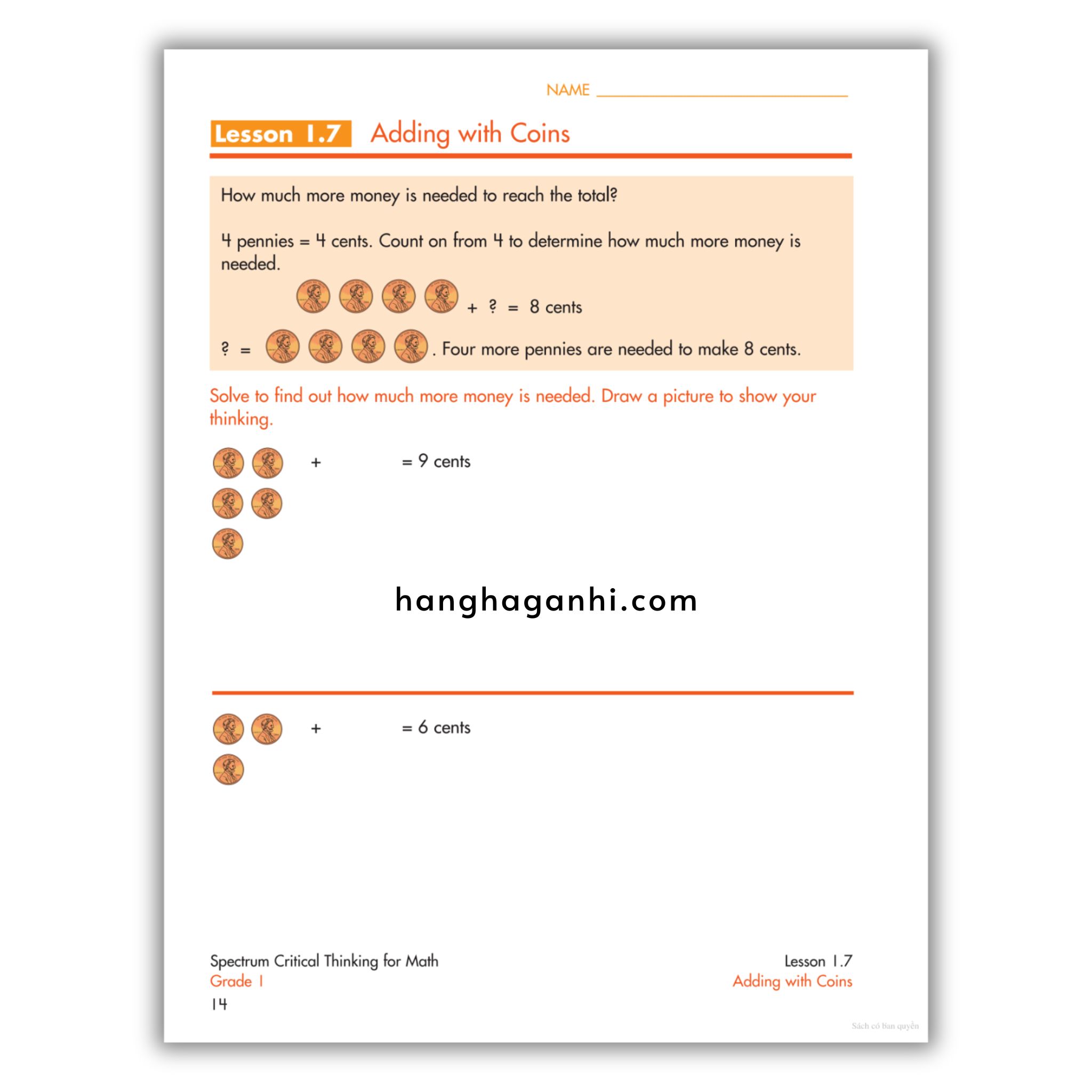 Sách Spectrum Critical Thinking for Math Workbook Grade 1_thumbnail_5