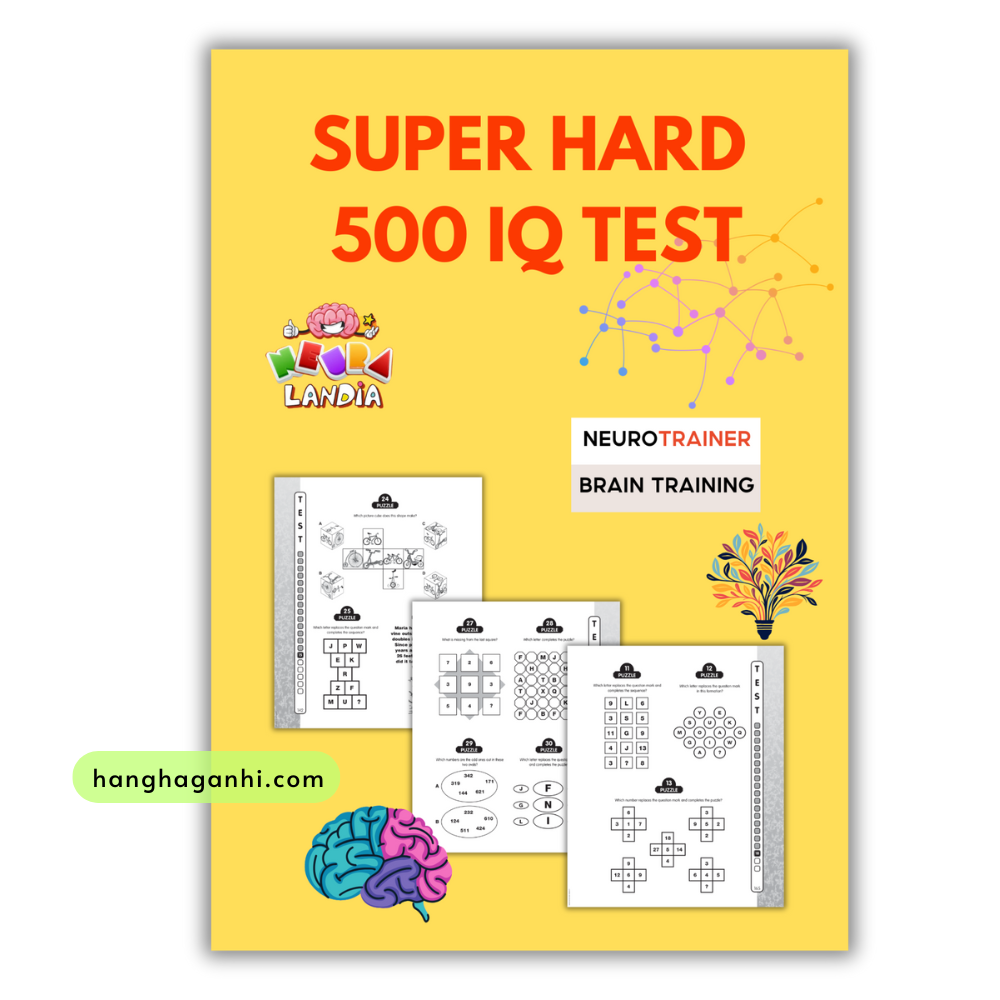 Super Hard 500 IQ Test – Thử thách trí tuệ đỉnh cao!