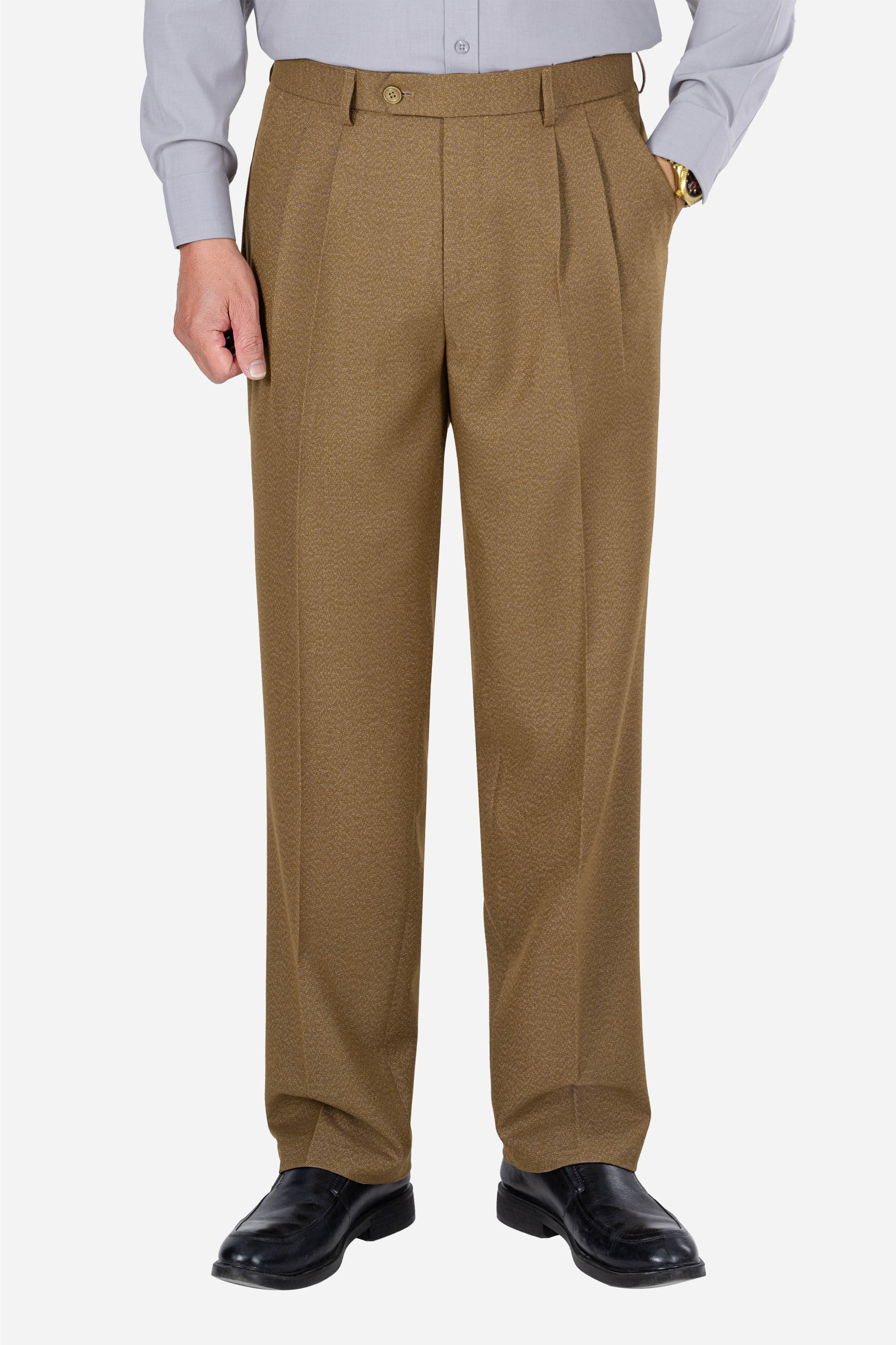 Quần Âu 2 Li Nam Trung Niên ANCHI Vải Đốm Cao Cấp Phom Suông Ống Rộng