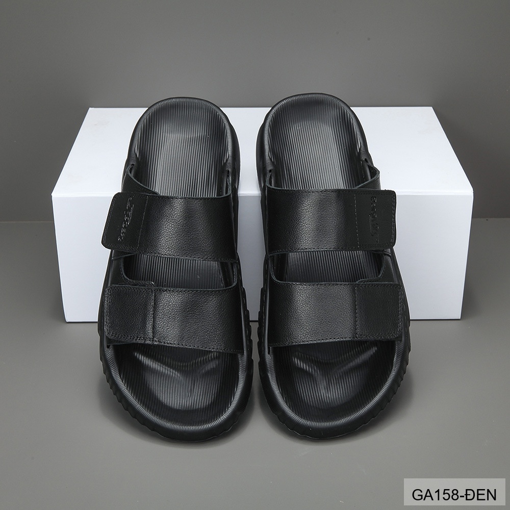GA158 - Dép Nam Đế Dày Thời Trang Dây Dán Velcro Chất Liệu Da Bò Thoáng Khí_thumbnail_2