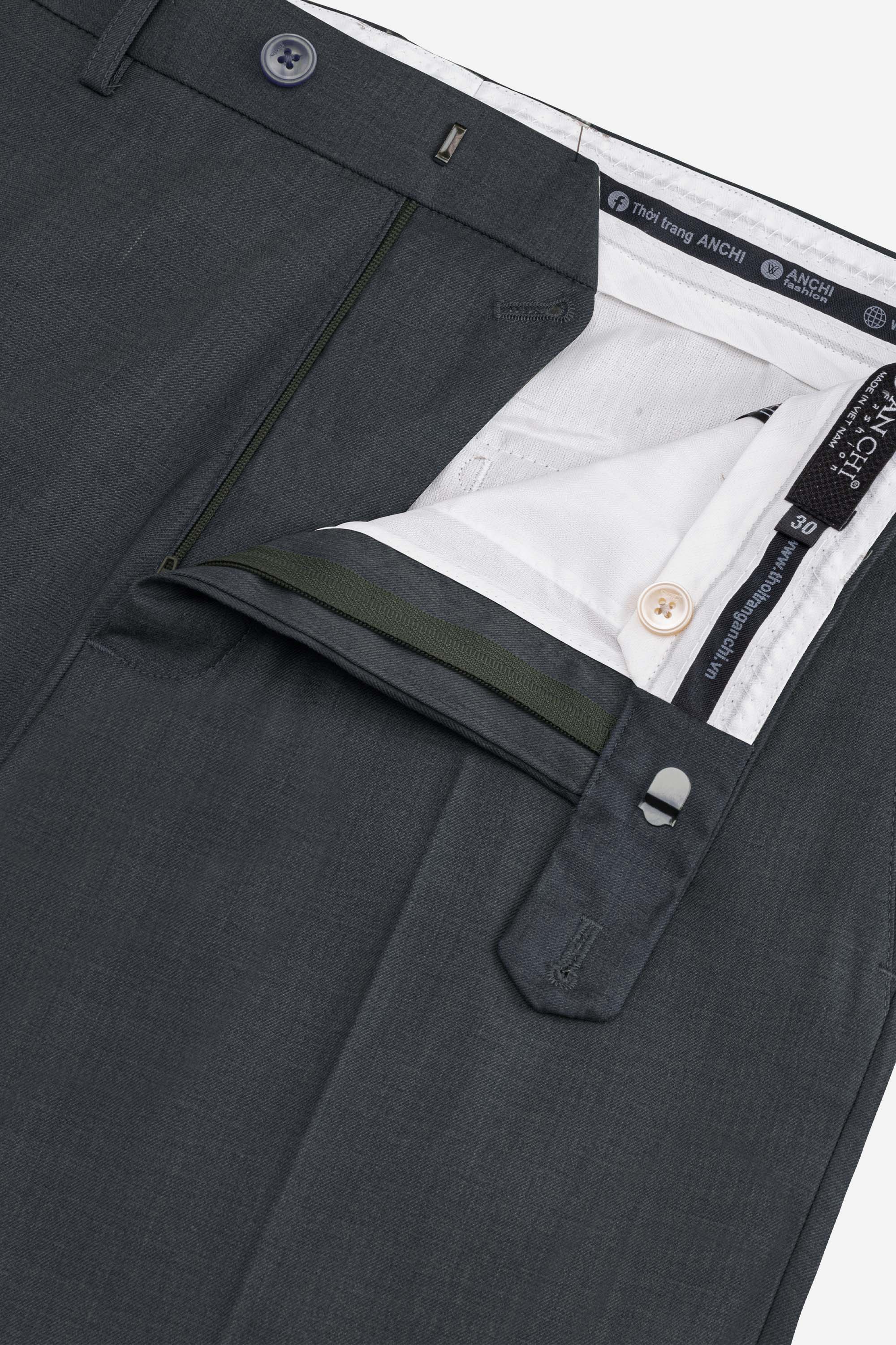 Quần Âu 0 Li Nam Trung Niên ANCHI Chất Liệu Tuytsi Siêu Nhẹ Phom Suông Ống Rộng_thumbnail_30