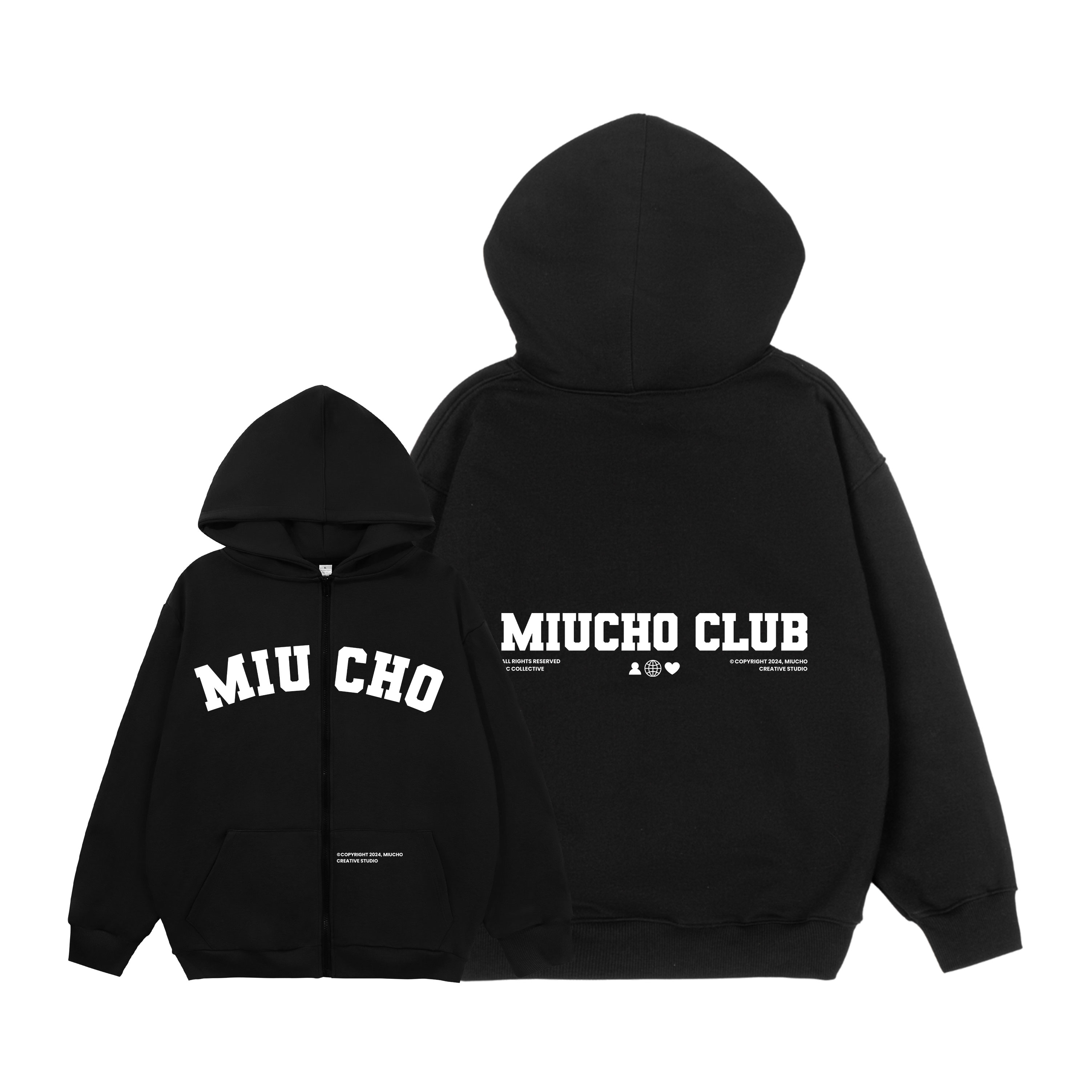 Áo hoodie unisex local brand HZD1322 Miucho nỉ chân cua dày dặn in basic_thumbnail_6