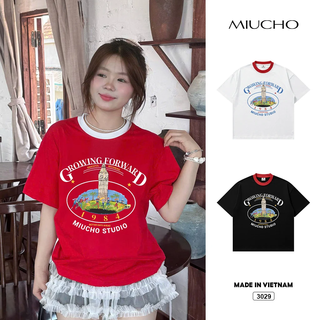 Áo thun Tết Bính Ngọ boxy Miucho 3029