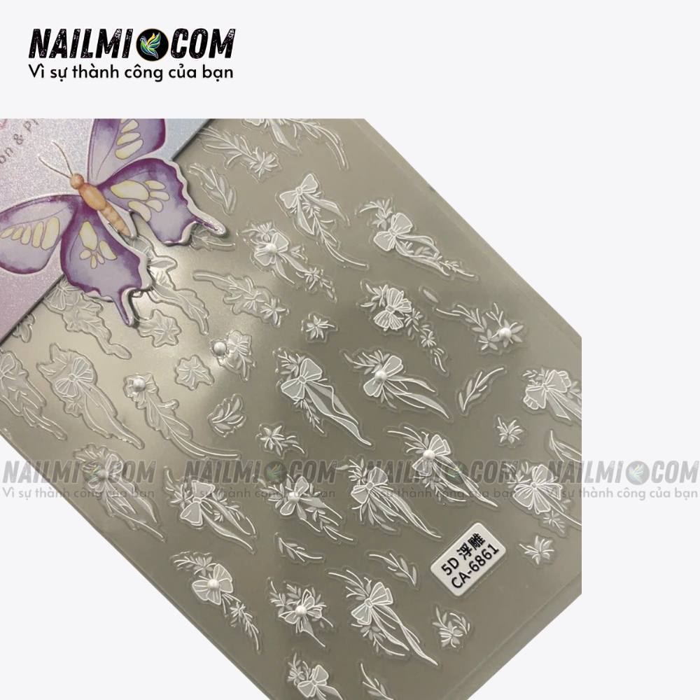 Sticker nail nơ 5D CA-6861_thumbnail_1