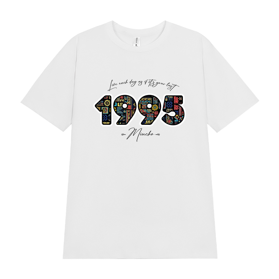 Áo thun nữ in năm sinh 1995 form vừa regular vải cotton 4c thoáng mát ARD1782 Miucho Chic in mix_thumbnail_12