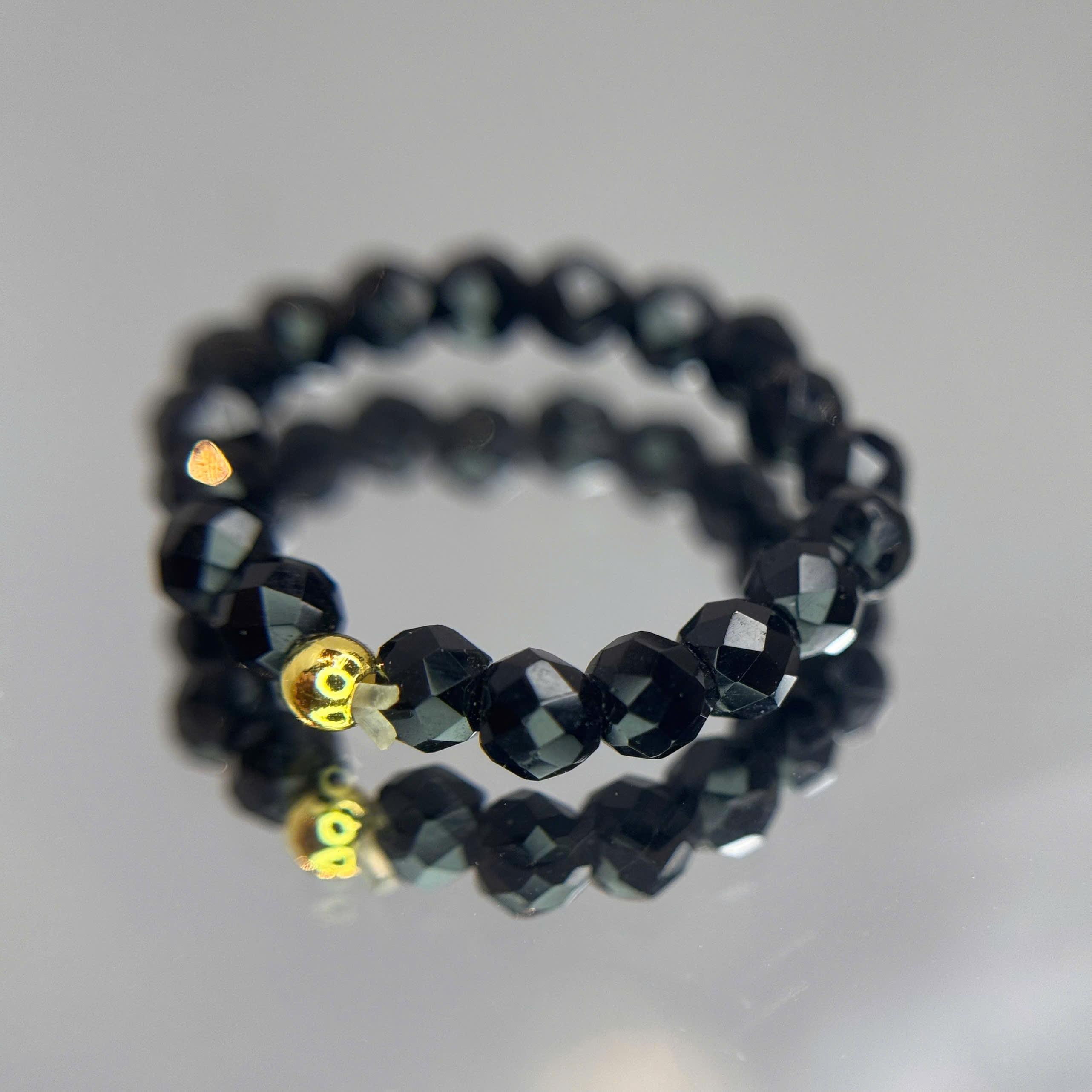 Nhẫn kiểu phong thuỷ đá obsipan