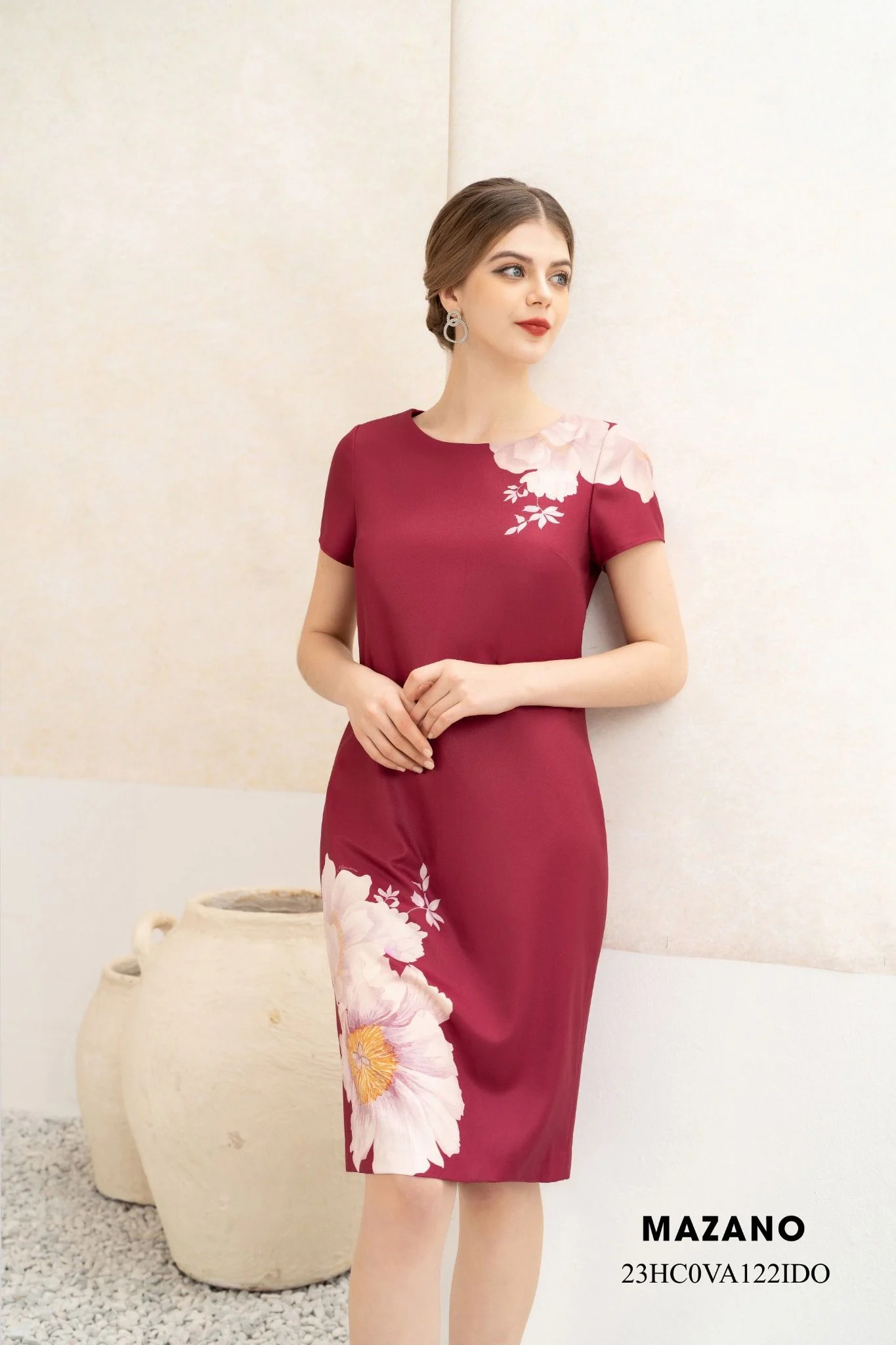 ĐẦM SUÔNG IN HOẠ TIẾT MẪU ĐƠN CÁNH BƯỚM_thumbnail_2