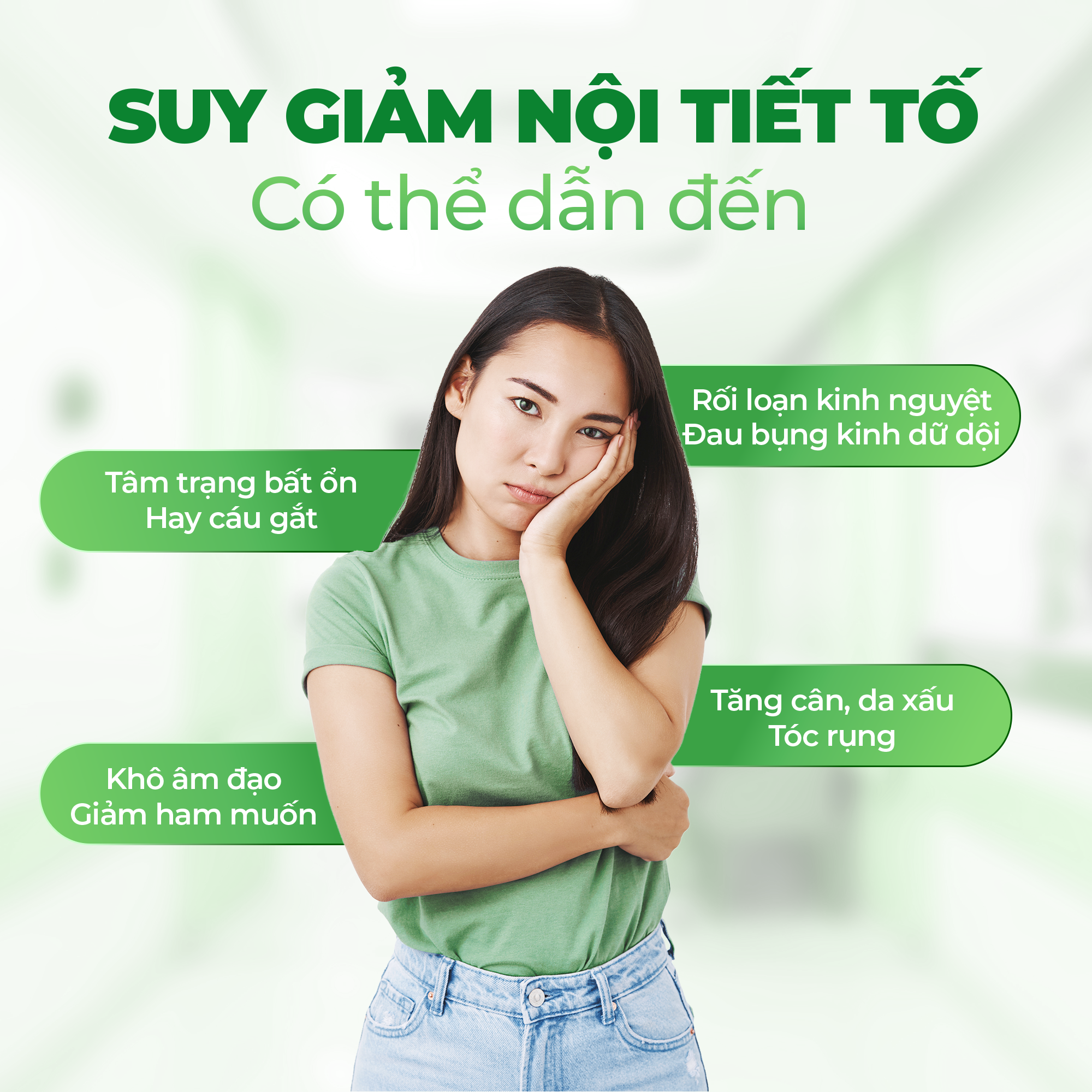Nội tiết tố nữ kém: Dấu hiệu và cách cải thiện an toàn