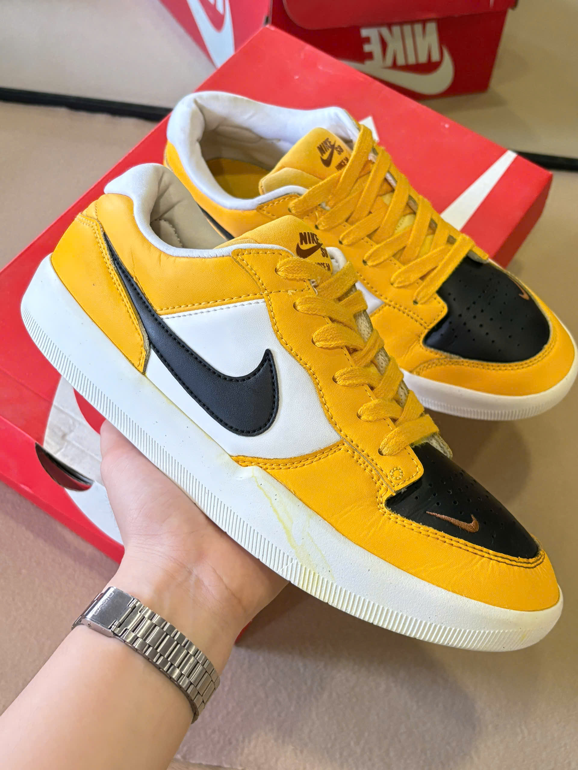 Nike SB Force 58 Premium Shoes University Gold, Black_thumbnail_0