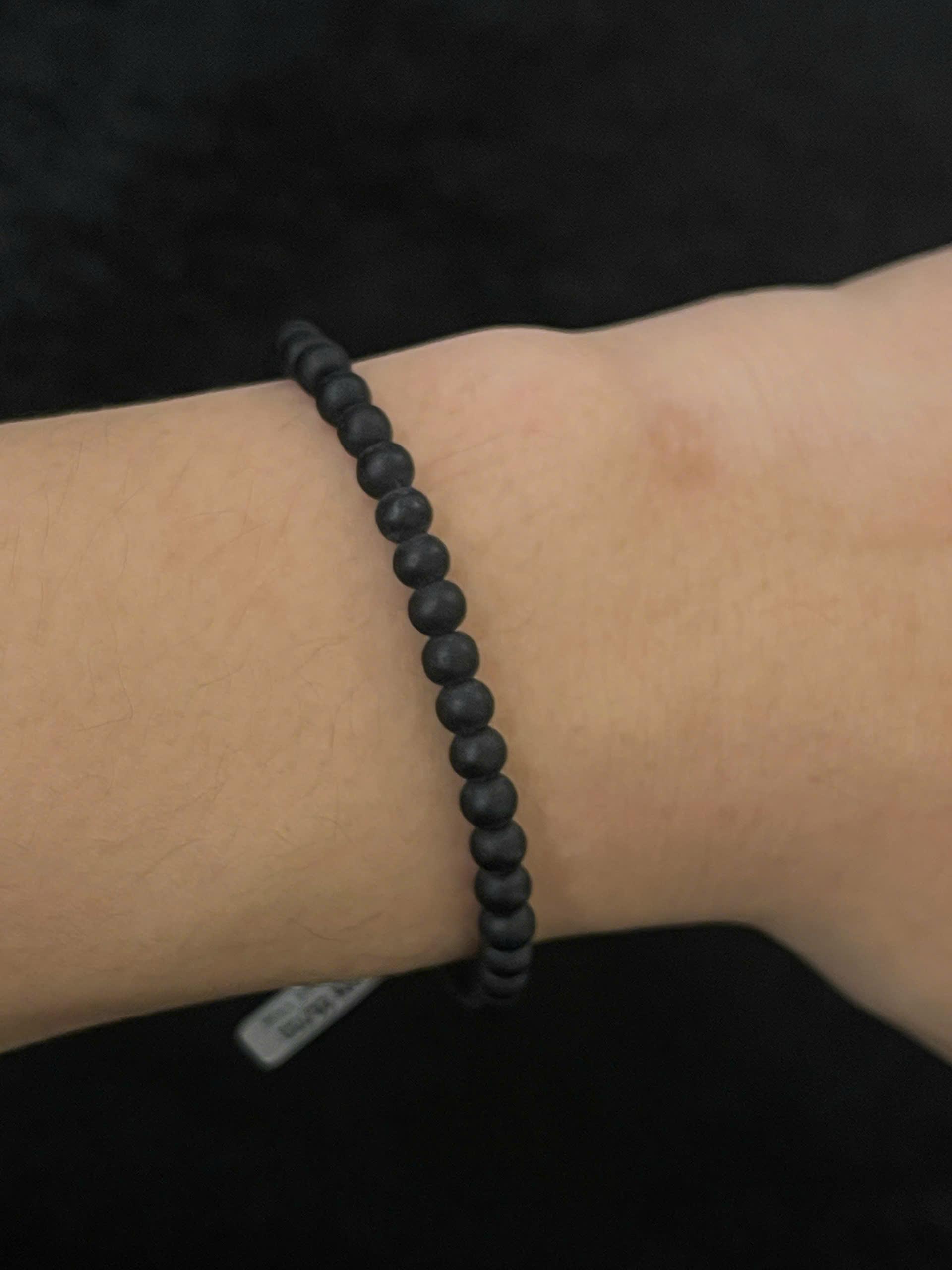 vòng tay đá đen than nhỏ dây rút_thumbnail_3