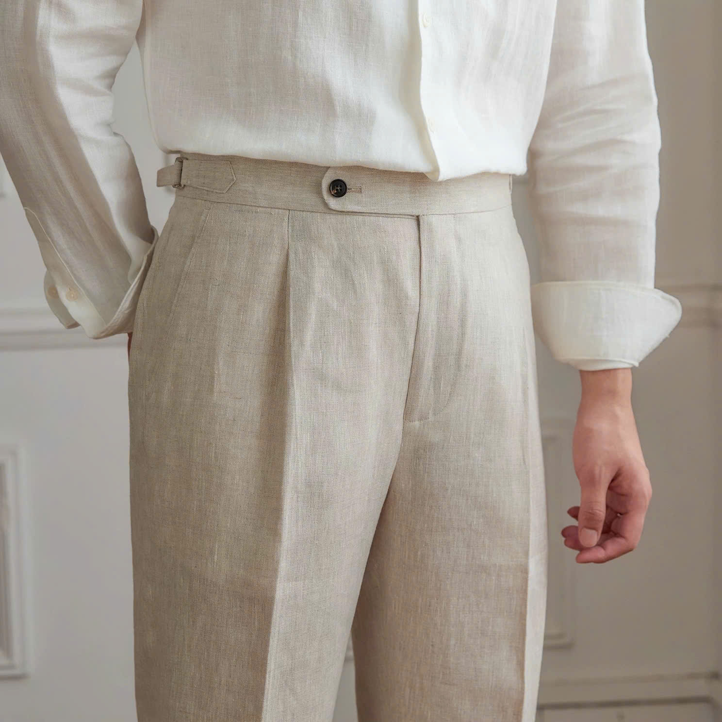 Sidetab Linen Trousers – Season 3_thumbnail_4