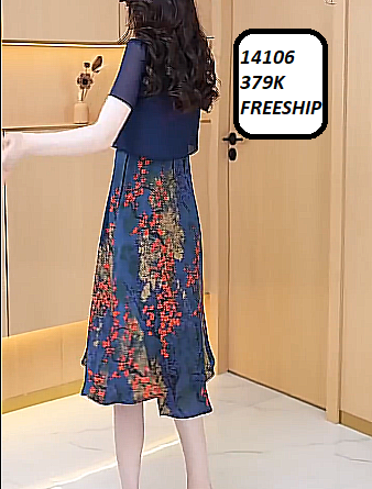 14106-Đầm voan xòe giả kiểu rời cổ trụ V cách điệu (voan, lót thun)FREESHIP_thumbnail_1