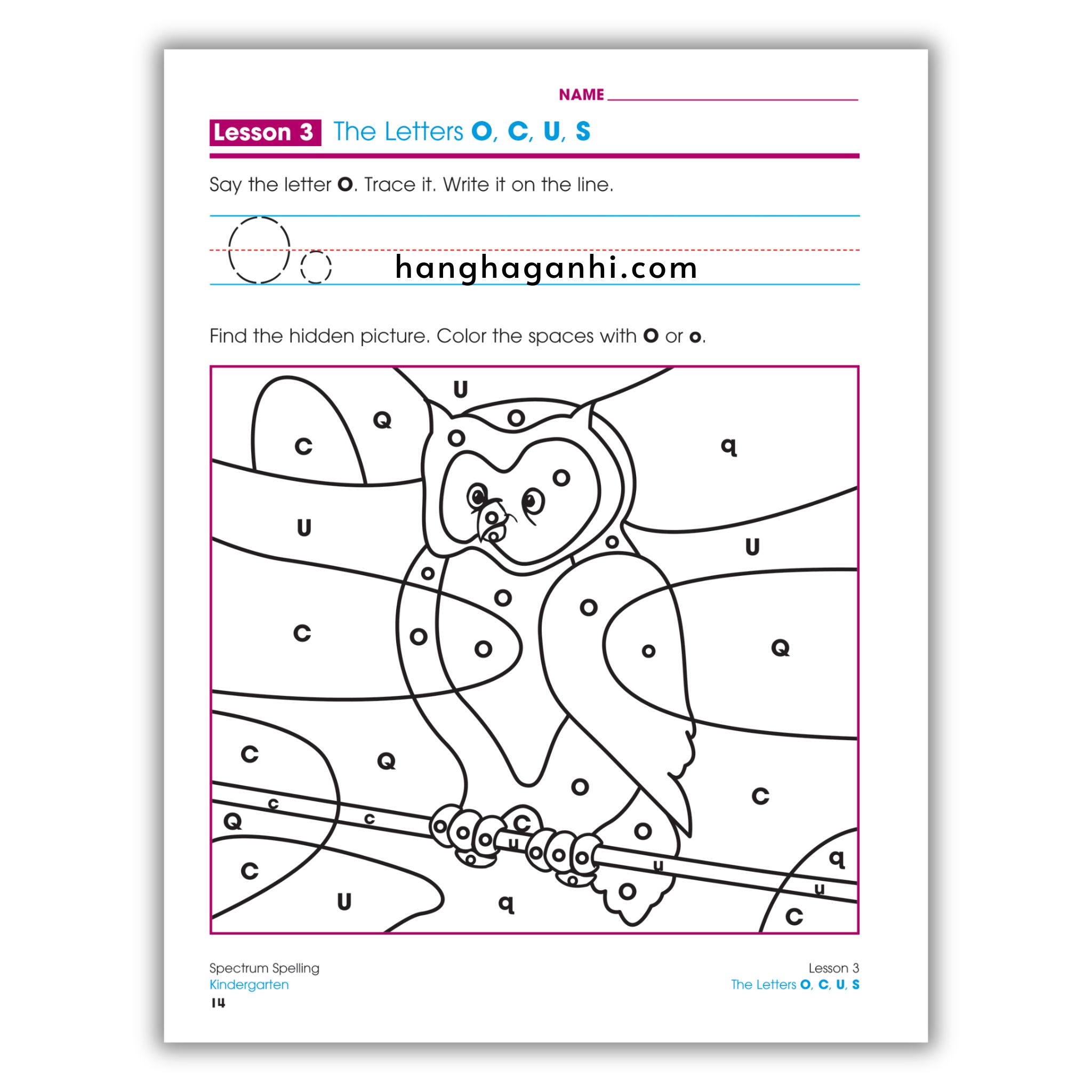 Sách Spectrum Spelling Workbook Grade K_thumbnail_14