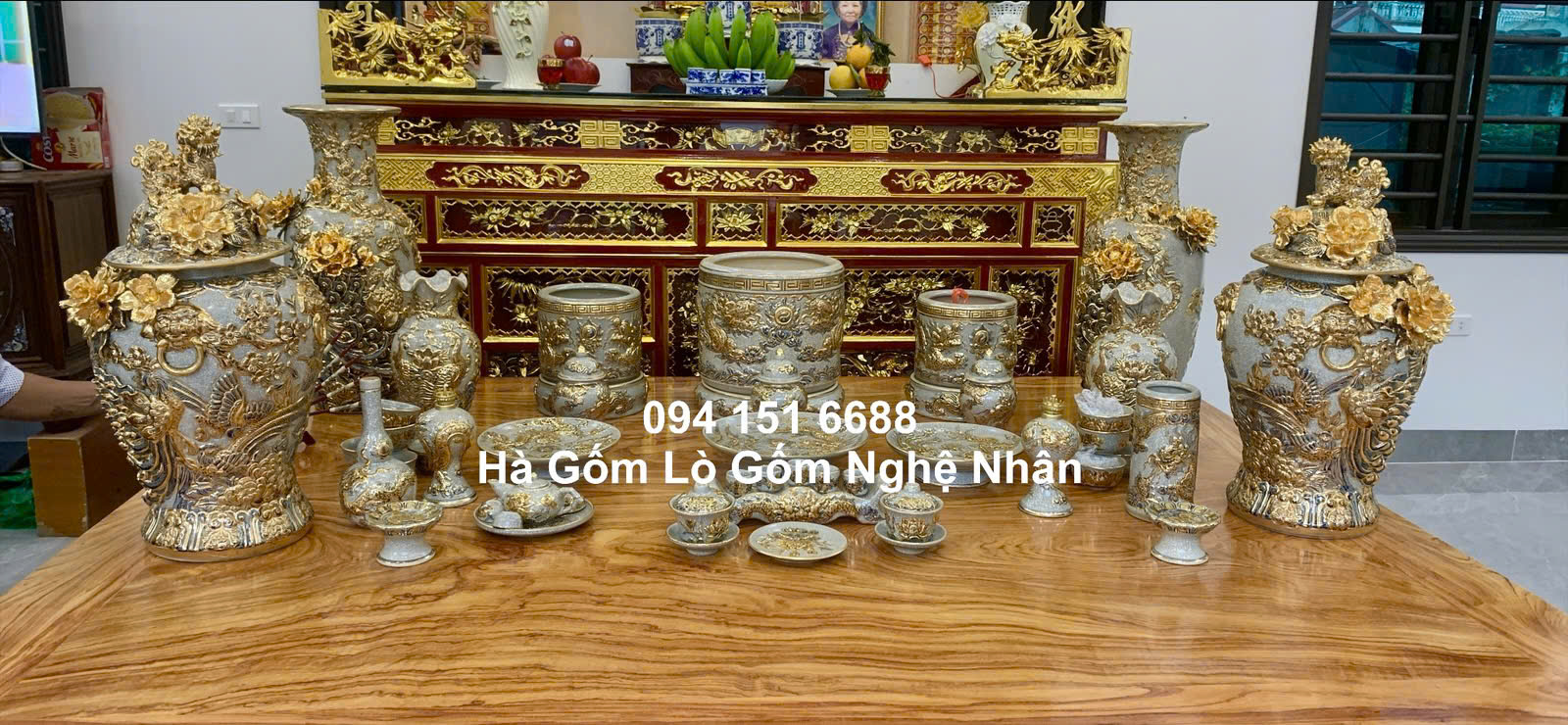 Đồ thờ Hà Gốm đạt tiêu chuẩn xuất khẩu ra thế giới như thế nào?