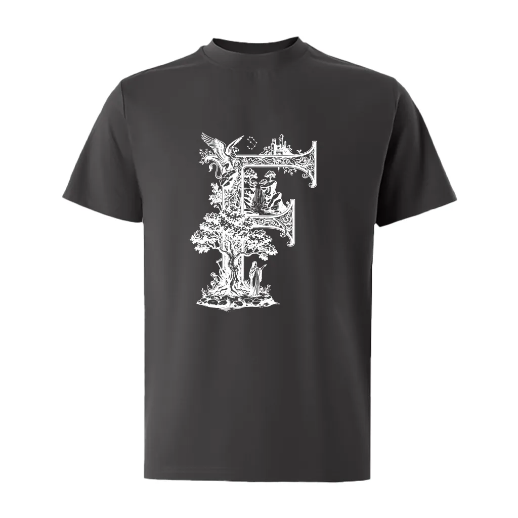 Áo thun nam form rộng Miucho Iconic vải cotton thoáng mát trẻ trung chữ cái F big size 2751_thumbnail_11