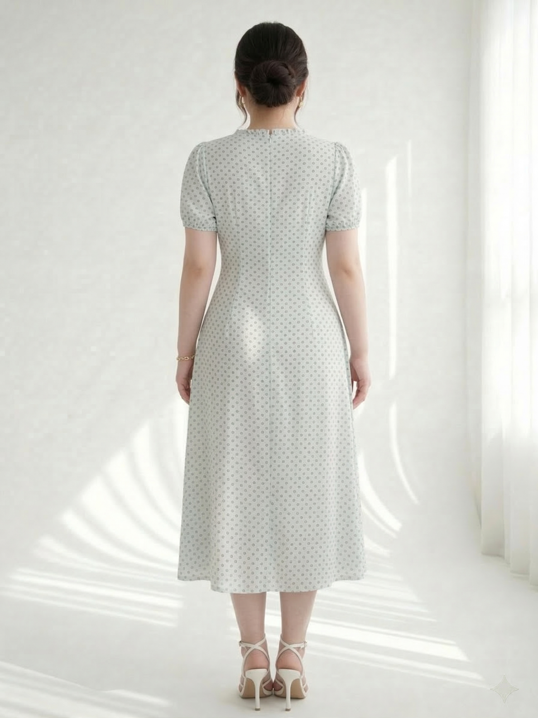 BIGSIZE NỮ- Đầm dáng dài hoa nhí V-DA205_thumbnail_3