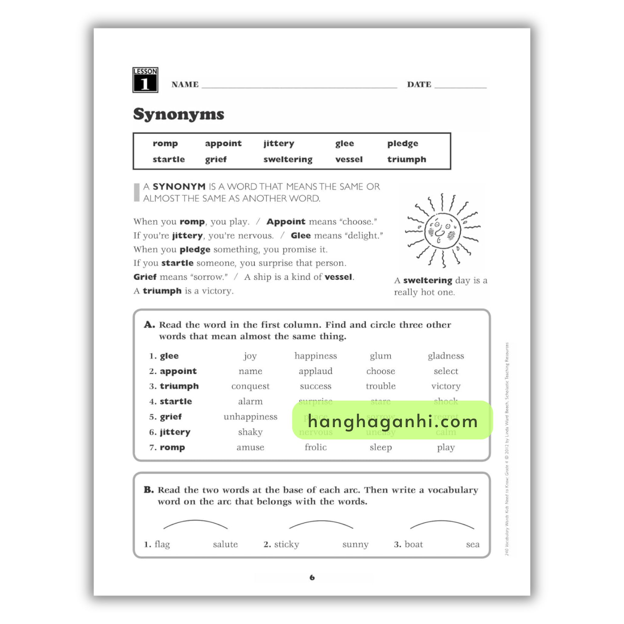 Sách 240 Vocabulary Words Kids Need To Know – Trọn bộ 6 cuốn_thumbnail_27