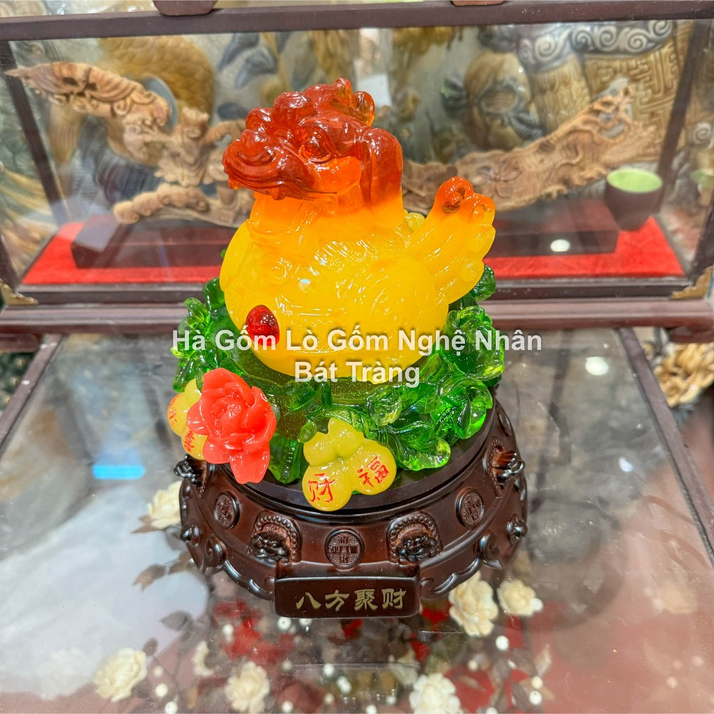 Cóc Ngậm Tiền Thiềm Thừ , Tỳ Hưu Phong Thủy ( Nhiều Kích Cỡ ) Chiêu Tài Hút Lộc - Phong Thủy Hà Gốm_thumbnail_6