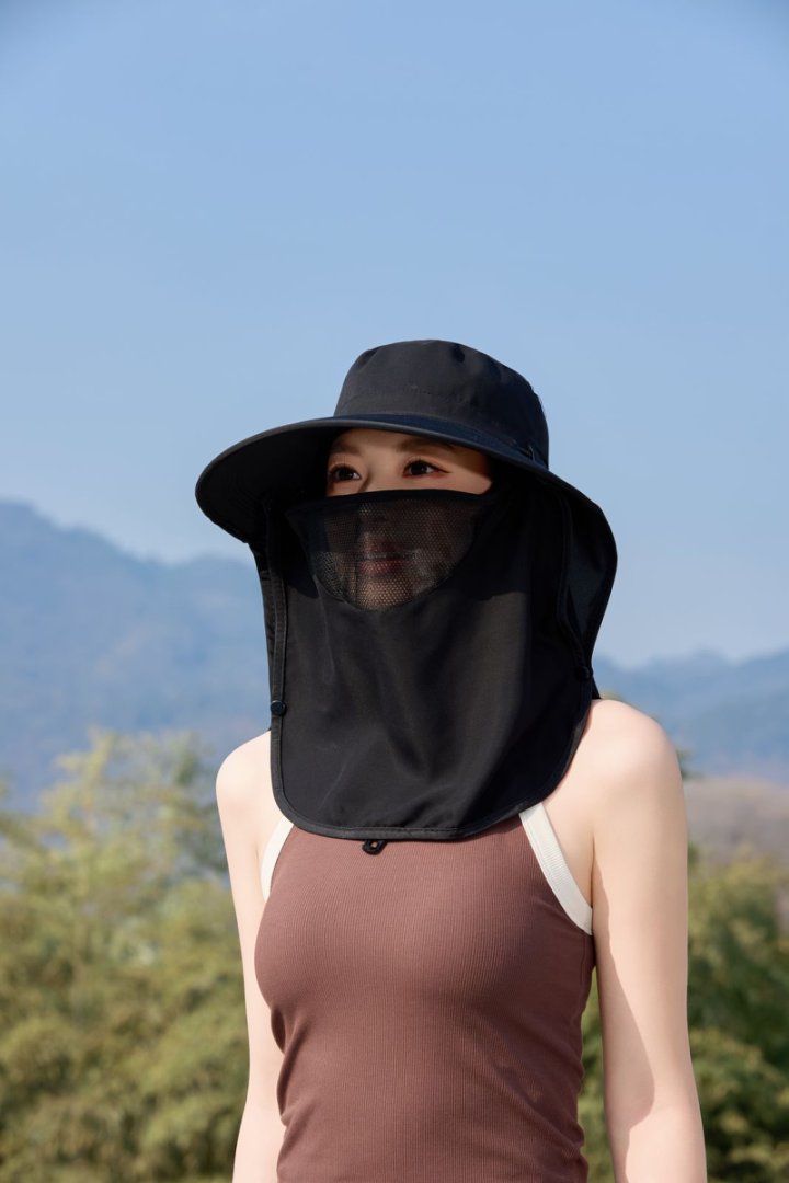 Mũ bucket Golf Hàn Quốc có che gáy & che mặt dành cho nữ HZ2515