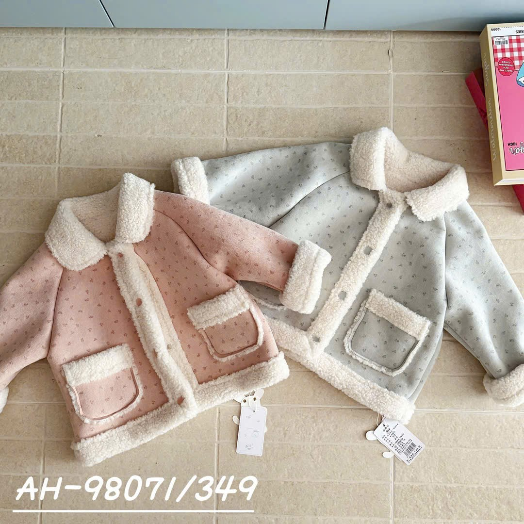 (M130) Áo khoác da lộn lót bông màu hồng_thumbnail_0