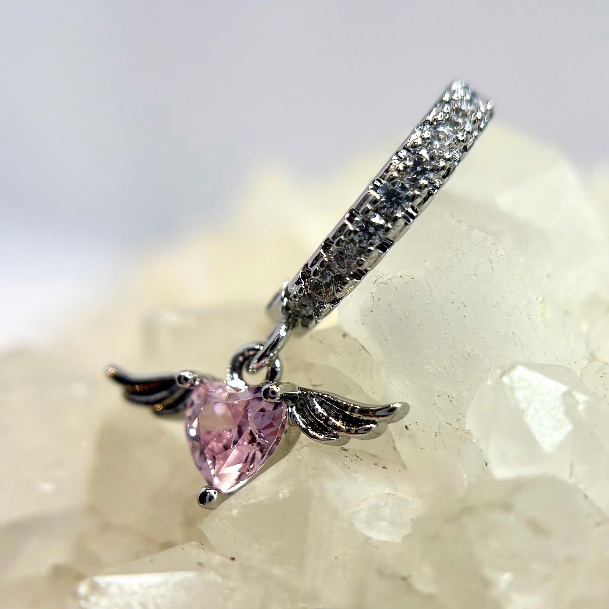 Khuyên vòng kiểu rơi tim hồng_thumbnail_1