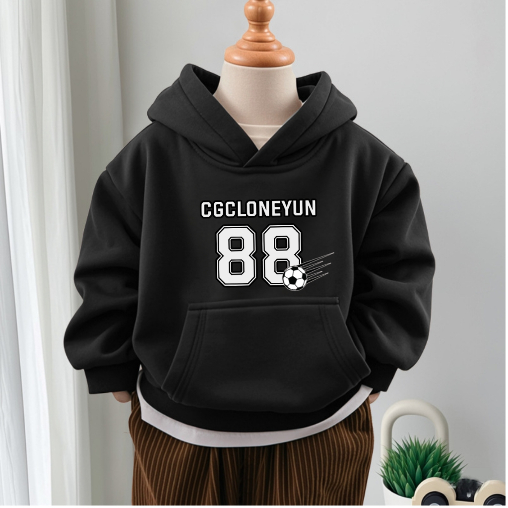 Áo nỉ hoodie bé trai, bé gái in số 88 -  Loza Kids HN3304_thumbnail_1