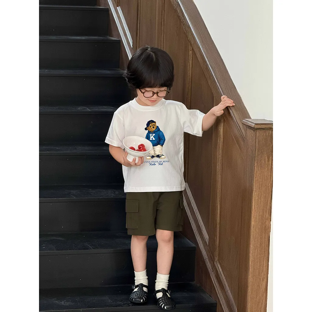 Áo thun bé trai Gấu Teddy siêu ngầu Kado 3412_thumbnail_5