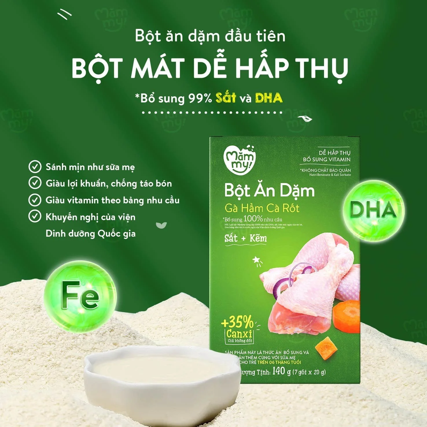 Bột ăn dặm gà hầm cà rốt Măm My_thumbnail_1
