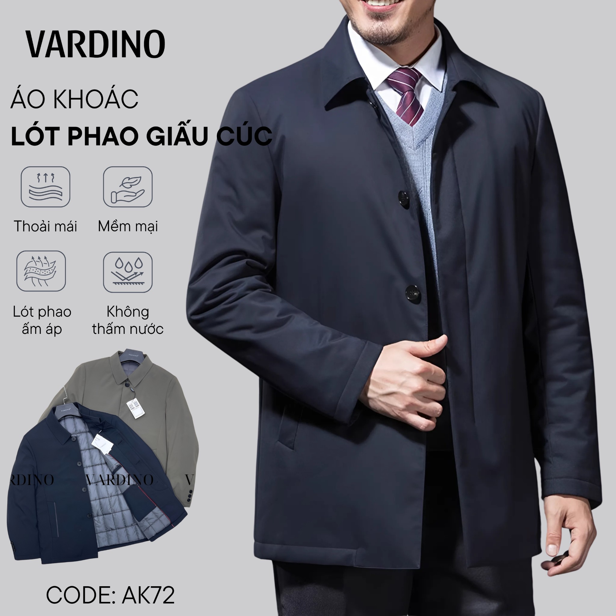 Áo khoác chần bông Vardino AK72_thumbnail_2