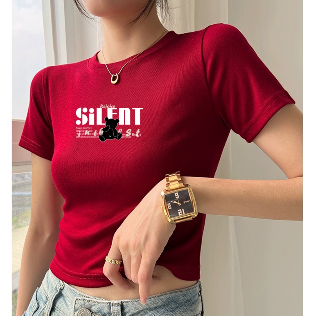 [Form Ôm] Áo croptop nữ in hình thời trang - Áo laptop nữ ôm body - Loza G0112_thumbnail_3
