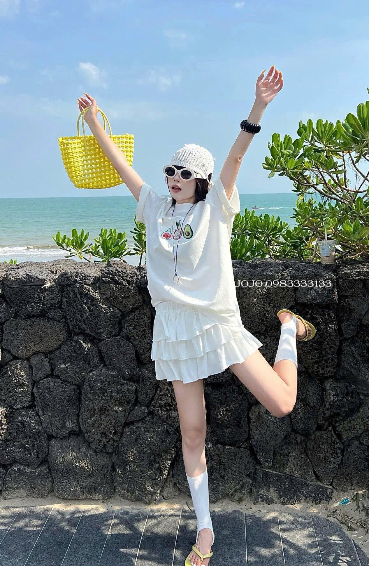 TA152 - Áo thun tay ngắn Cotton Q in trái cây