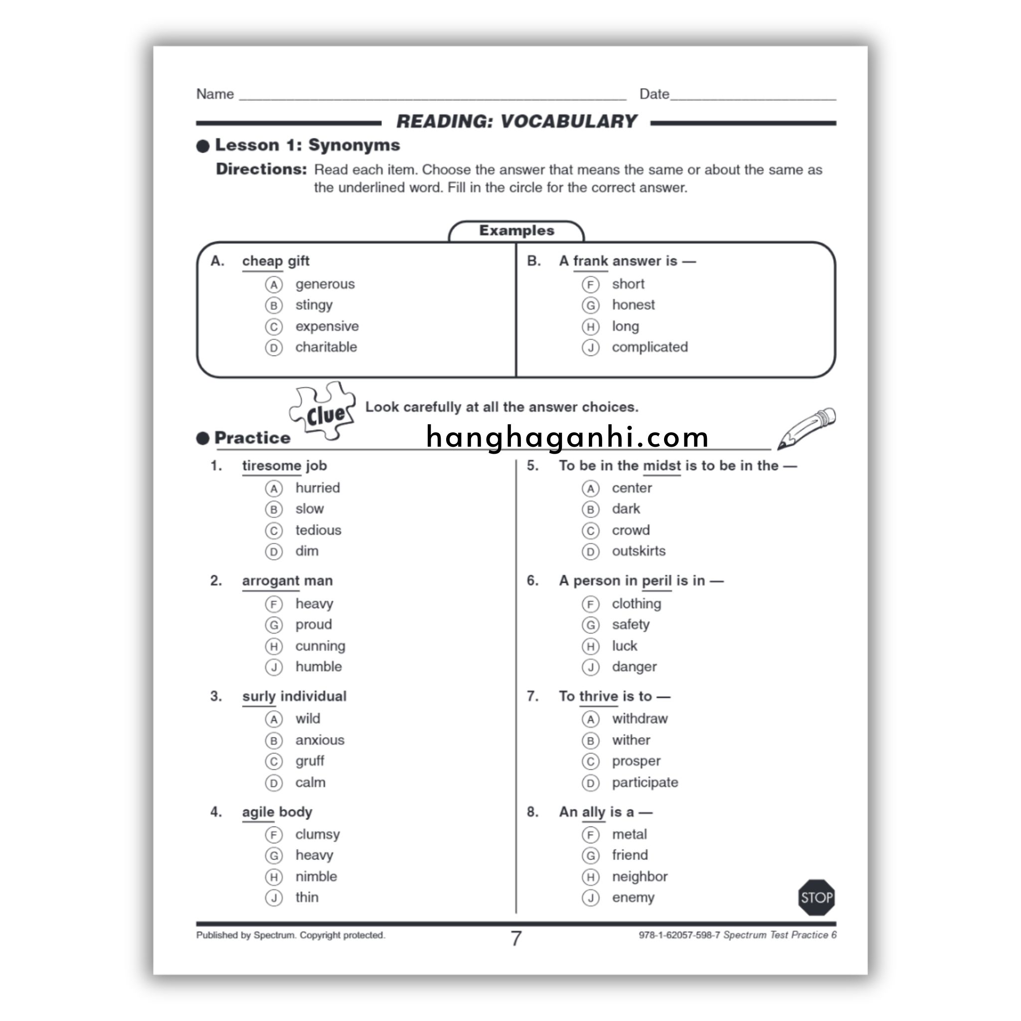 Sách Spectrum Test Practice Workbook Grade 6_thumbnail_9