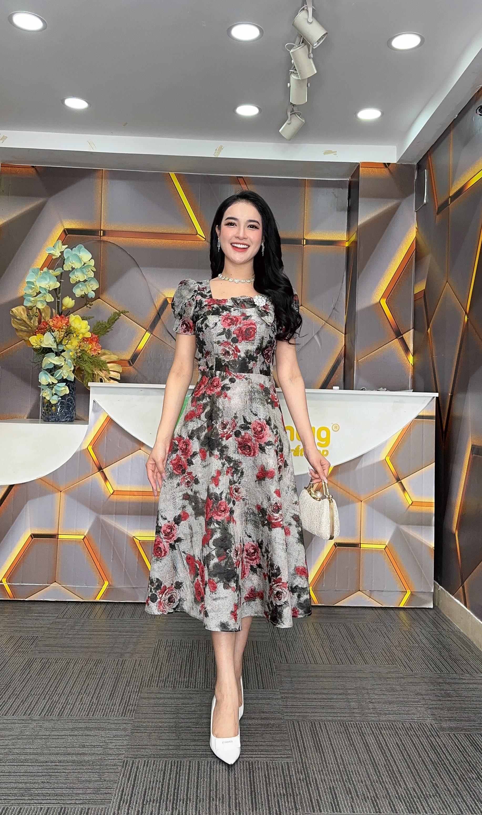 Đầm xòe - Y1852 - Thương hiệu Zonbig_thumbnail_4