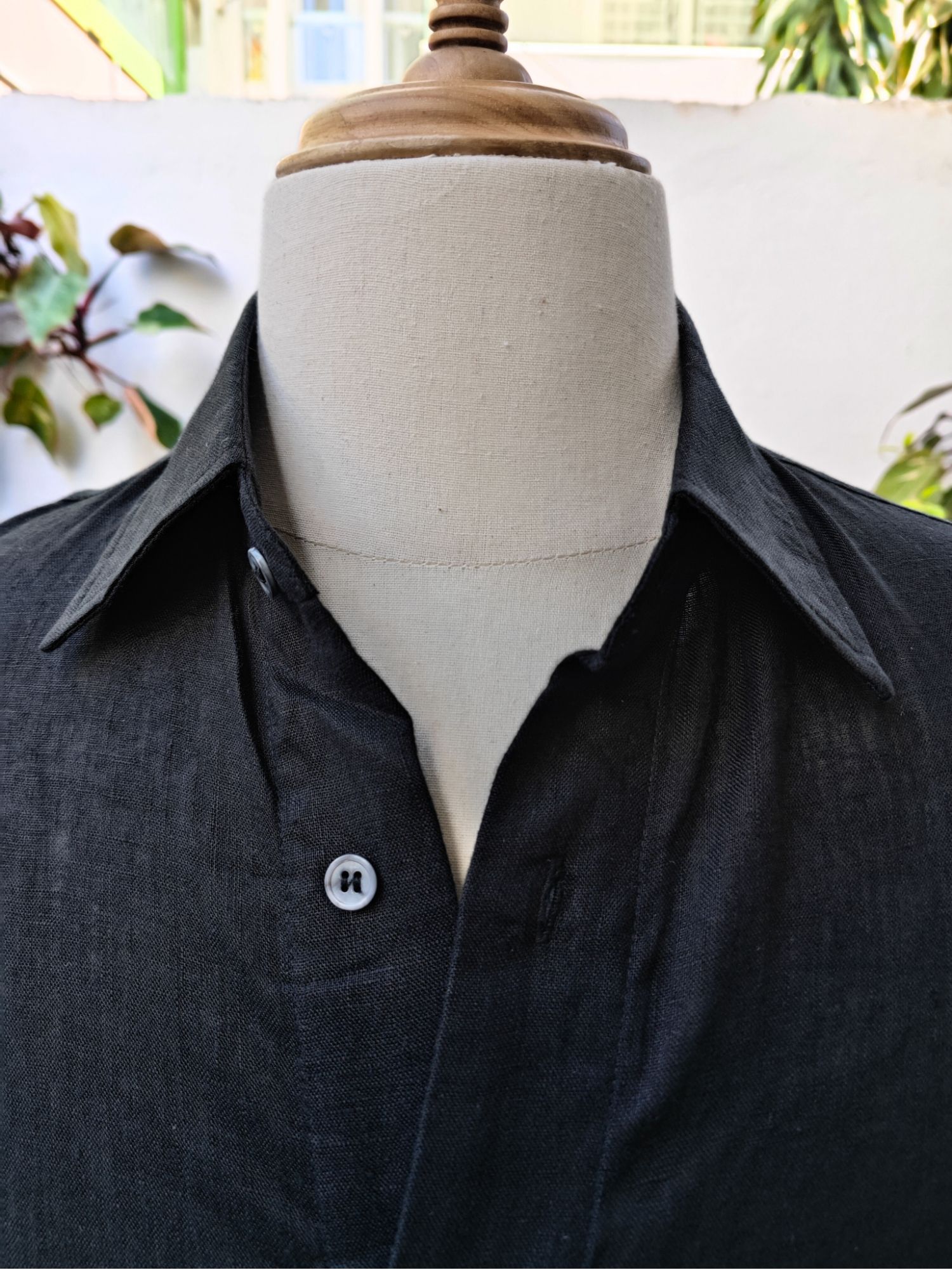 Sơ mi 100% linen tay dài cổ kiểu Ý_thumbnail_2