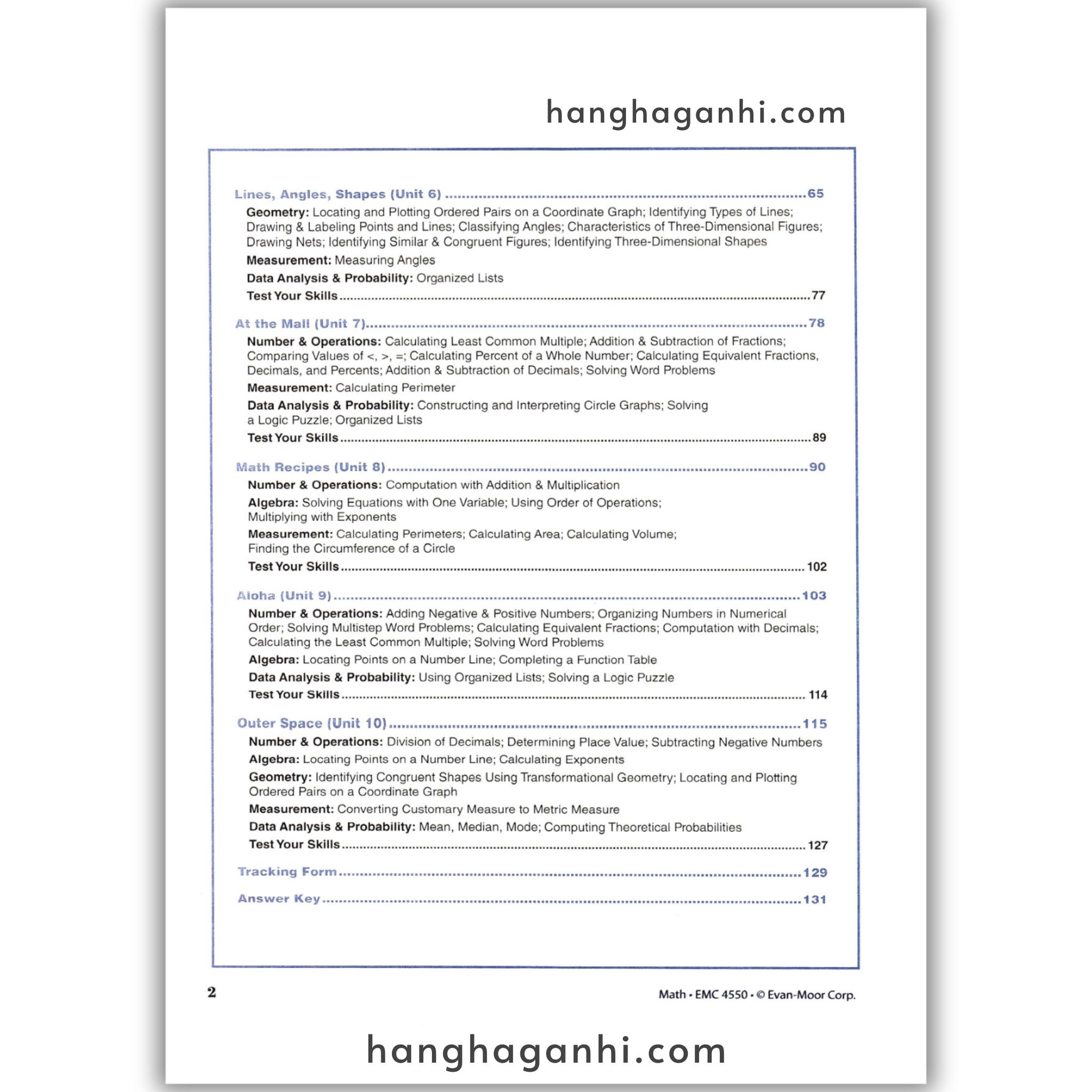 Skill Sharpeners Math Grade 6, Sách Toán Mỹ Evan Moor cho học sinh lớp 6_thumbnail_3