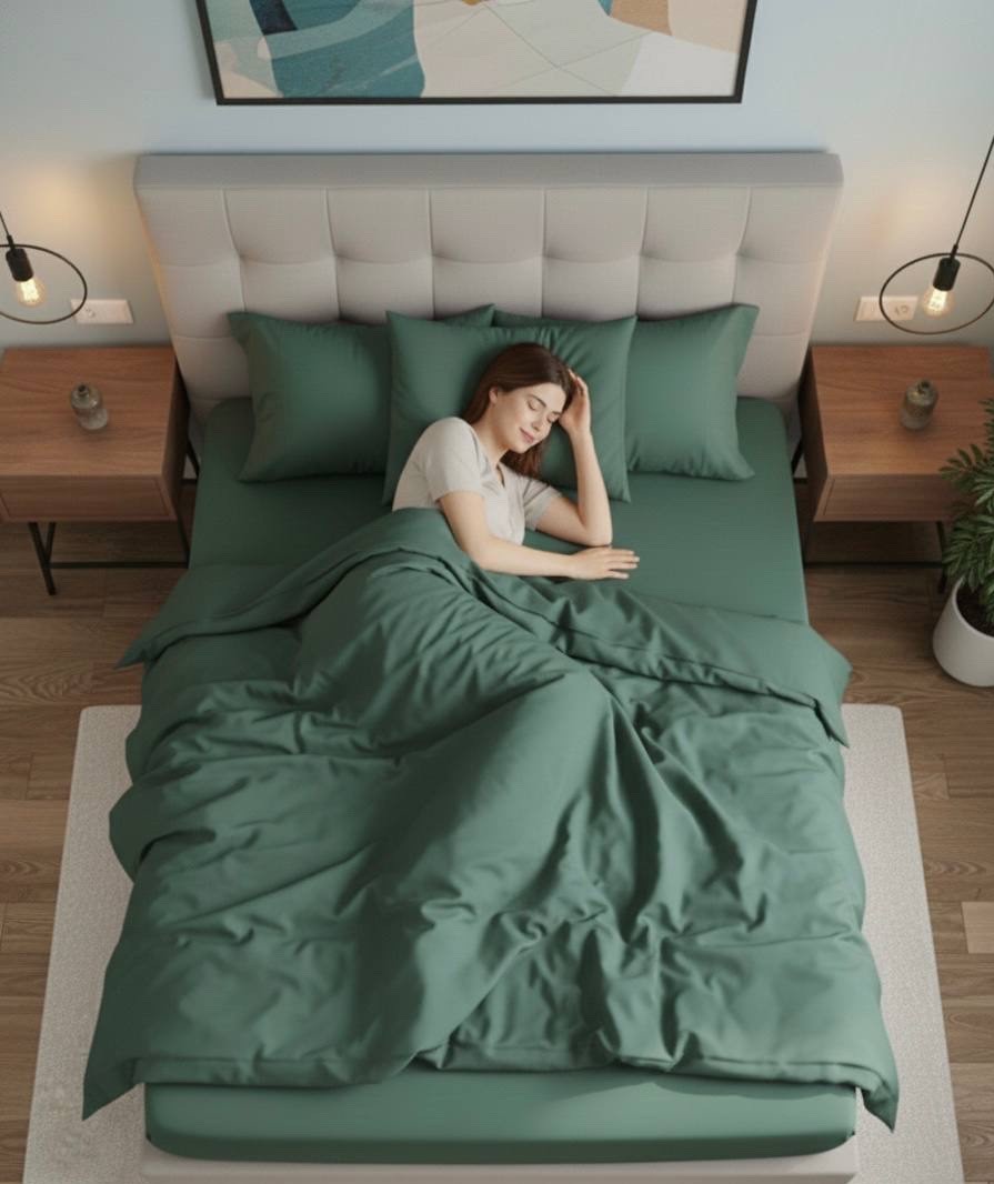 Bộ Ga Giường Microfiber Cao Cấp Aria Home