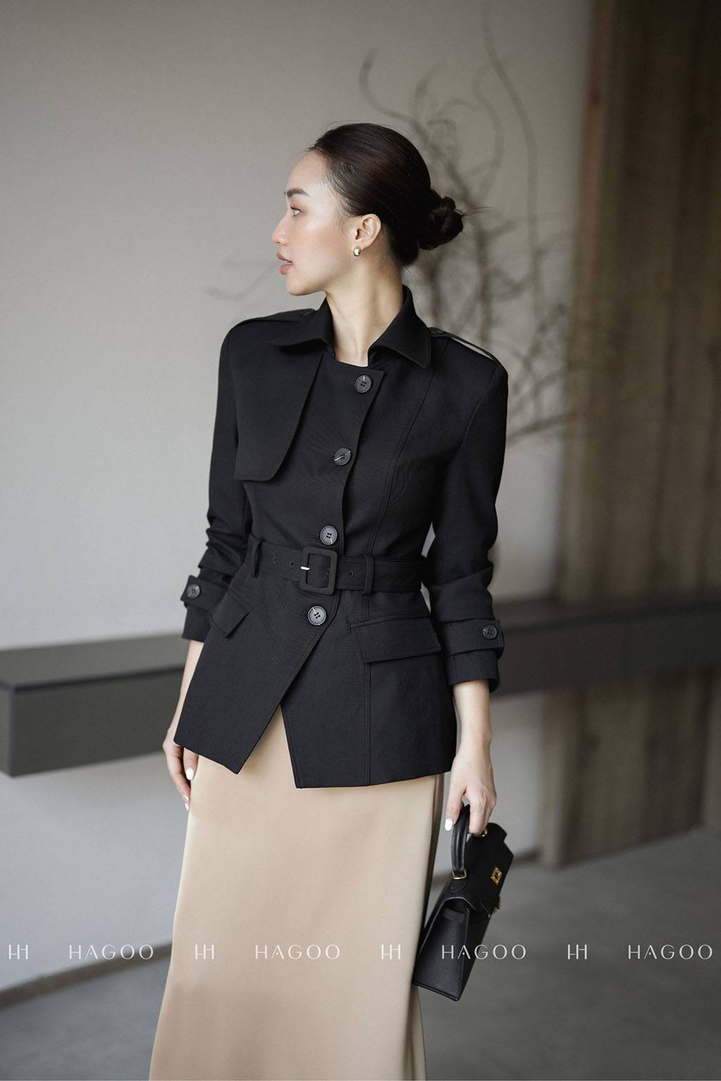 Áo khoác kaki dáng ôm thắt eo_thumbnail_9