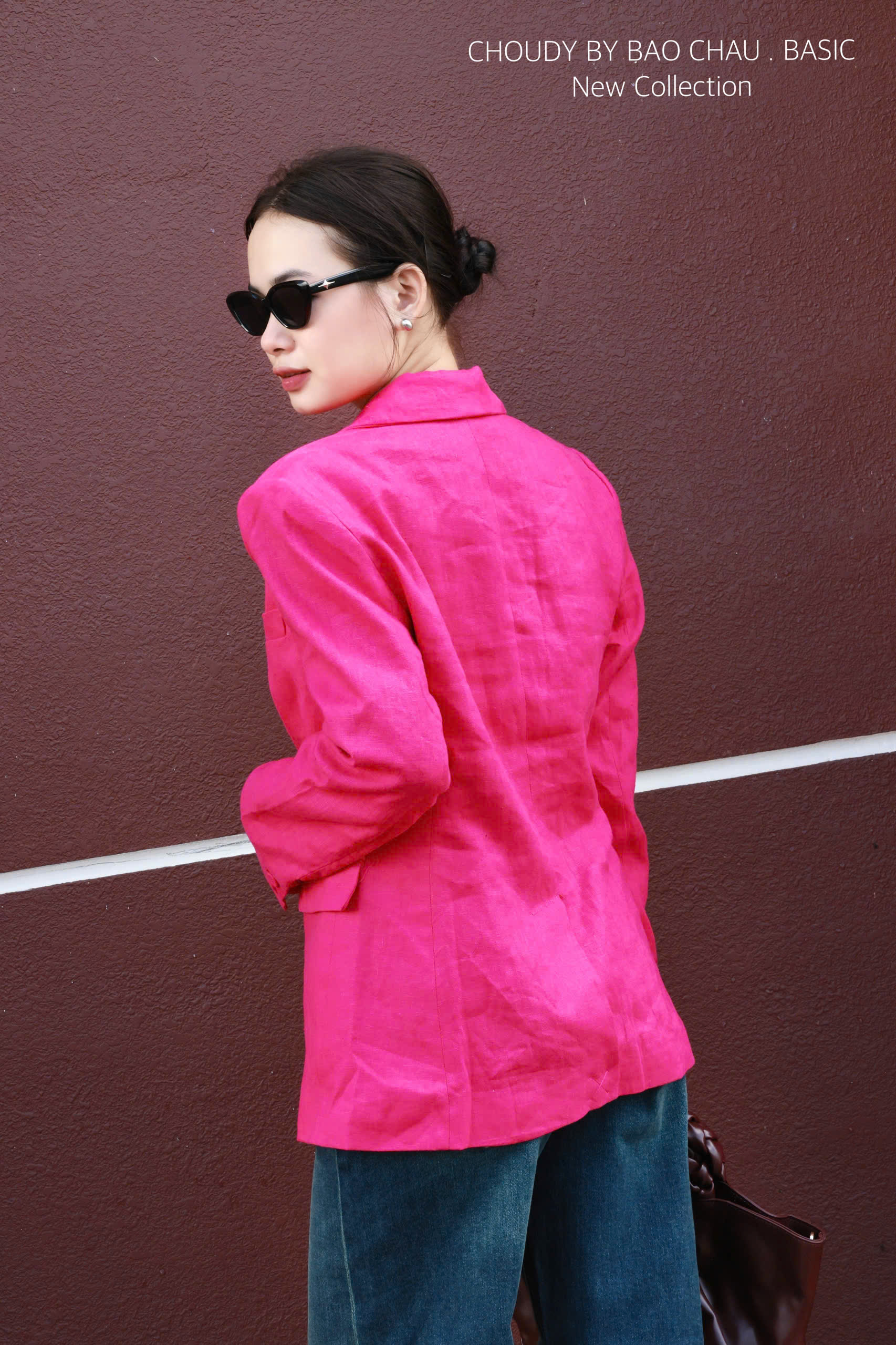 SALE A556 ÁO KHOÁC VEST HỒNG_thumbnail_8