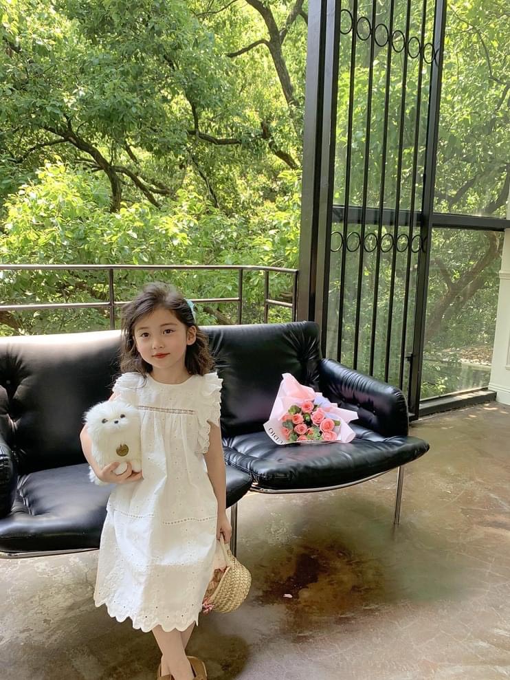 Váy thô viền ren VA23042