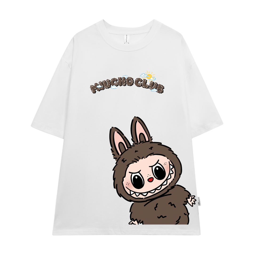 Áo phông labubu form rộng unisex ATD1437 Miucho tay ngắn cổ tròn in mix_thumbnail_7