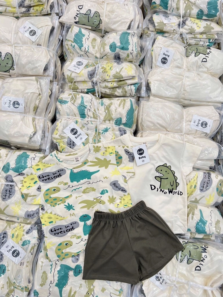 A90 SET 2 ÁO 1 QUẦN KHỦNG LONG LIVE ORES - A100.154