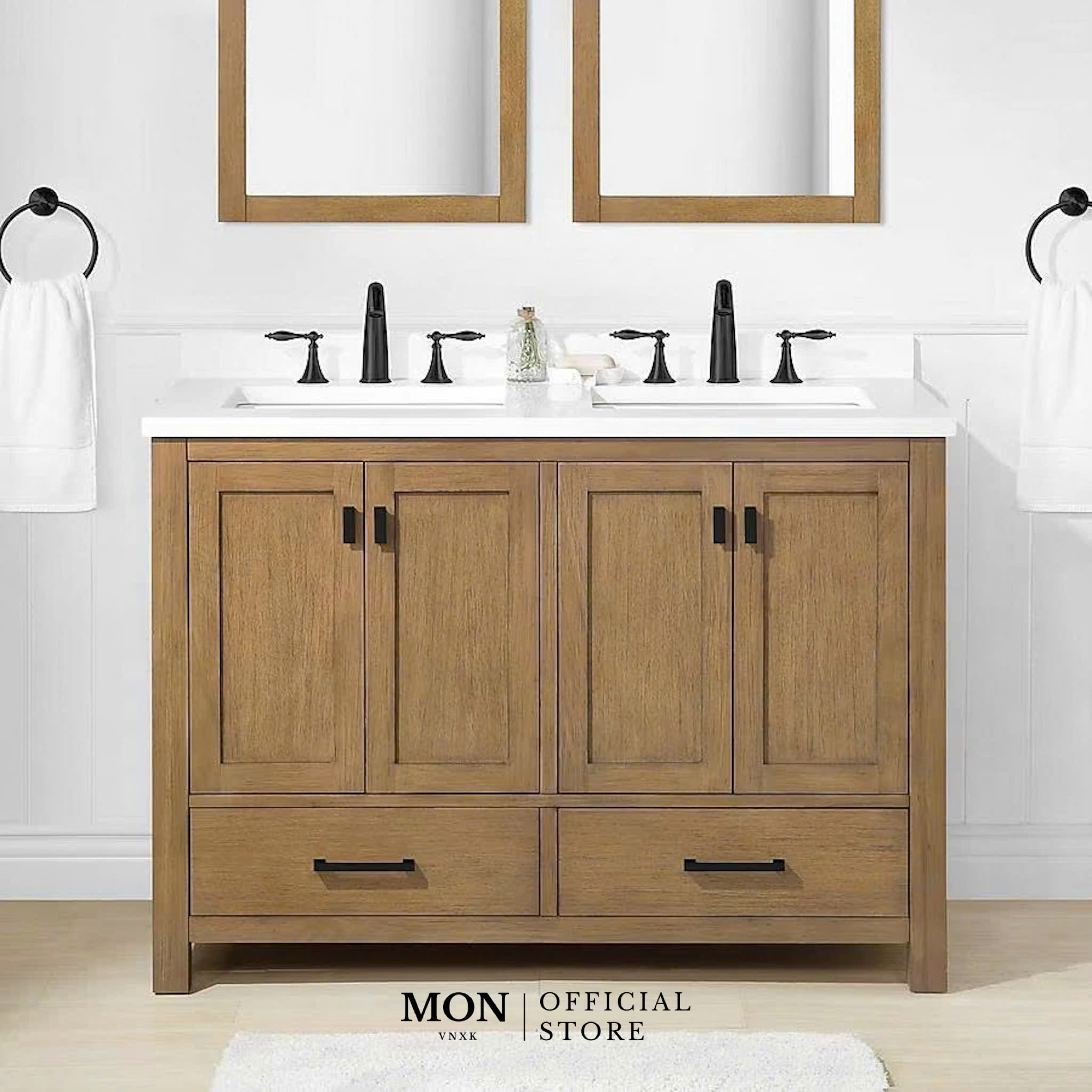 TỦ LAVABO ALLEN & ROTH 48 inch RONALD 48-IN ALMOND TOFFEE_thumbnail_0