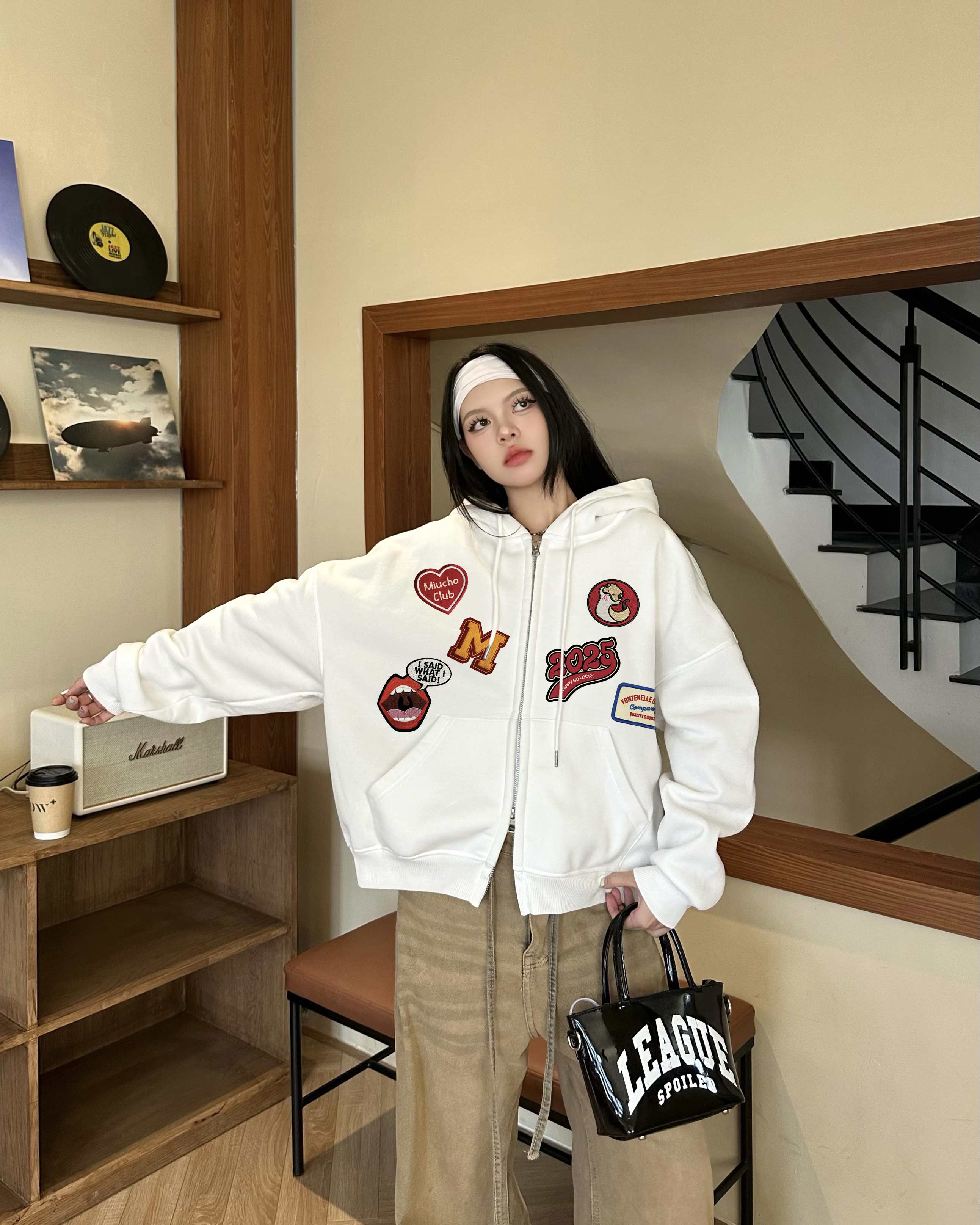 Áo hoodie zip nam form boxy 1884 Miucho Club chất vải nỉ bông dày dặn mịn in mix_thumbnail_2