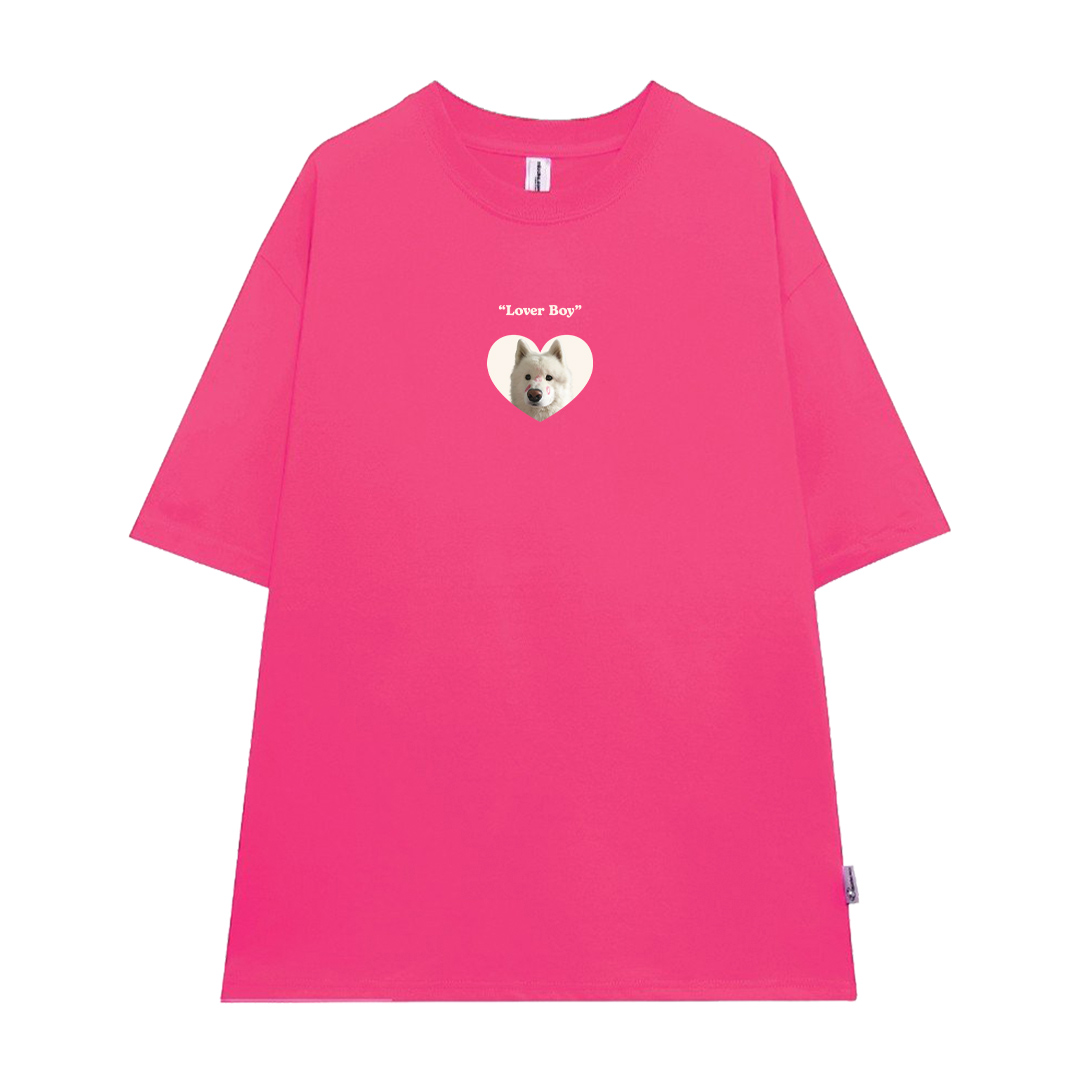 Áo thun cặp nam nữ LOVER form rộng 1956 Miucho cổ tròn vải 4c cotton 220gsm thoáng mát in mix_thumbnail_17