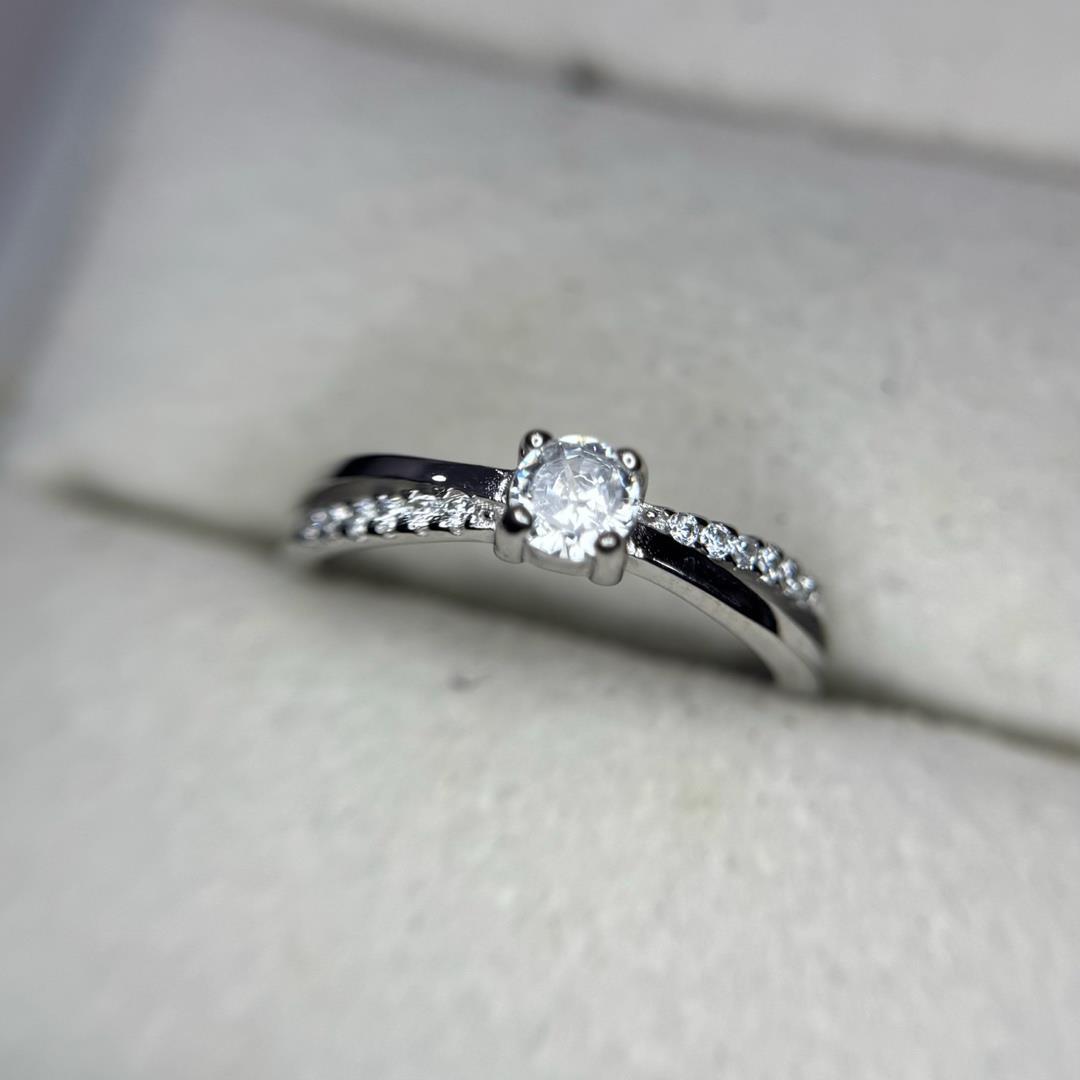 nhẫn cặp bạc si bạch kim xoắn vô cực hở và kim cương như tình iu vô cực ta dành cho nhau freesize _thumbnail_2