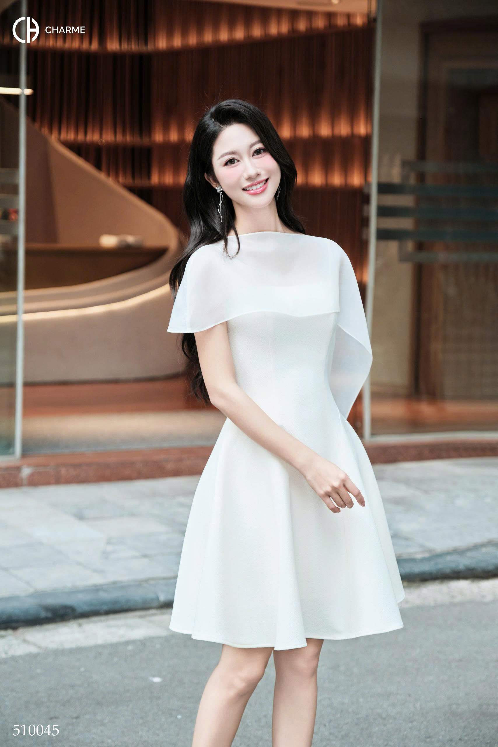 Váy 2 dây dáng ngắn quàng khăn_thumbnail_2