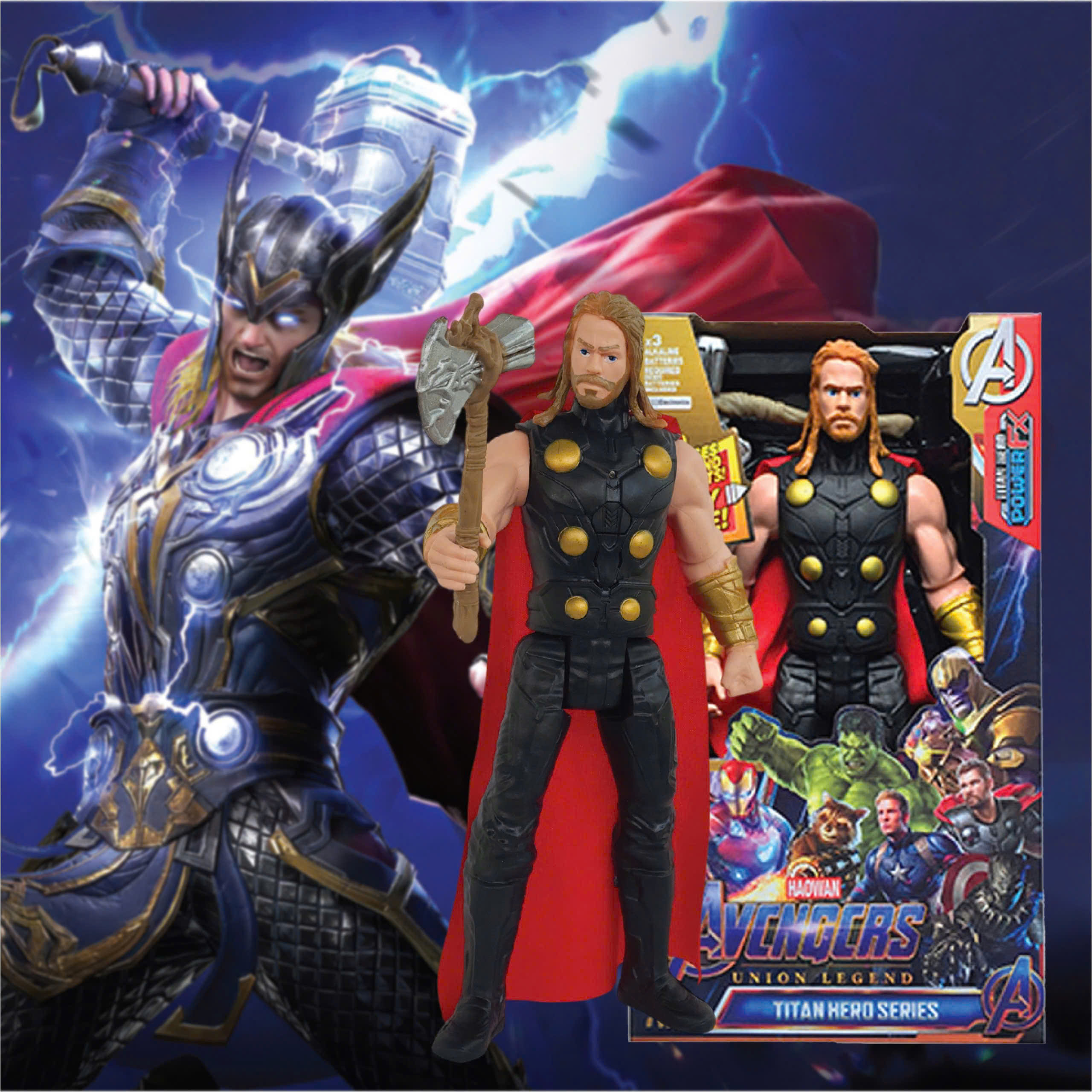 Mô hình nhân vật Thor (Có pin)