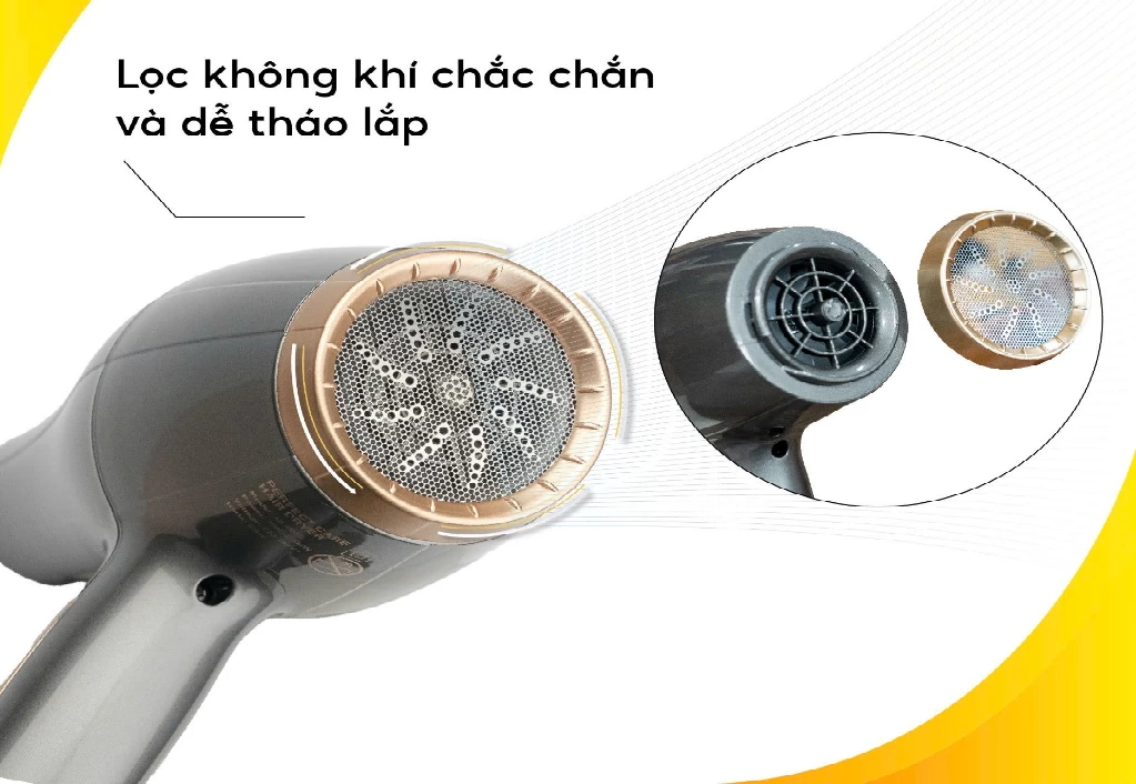 Máy Sấy Tóc AKAFUJI AK 8955 - 2300W, 2 chế gió 3 chế độ nhiệt_thumbnail_1